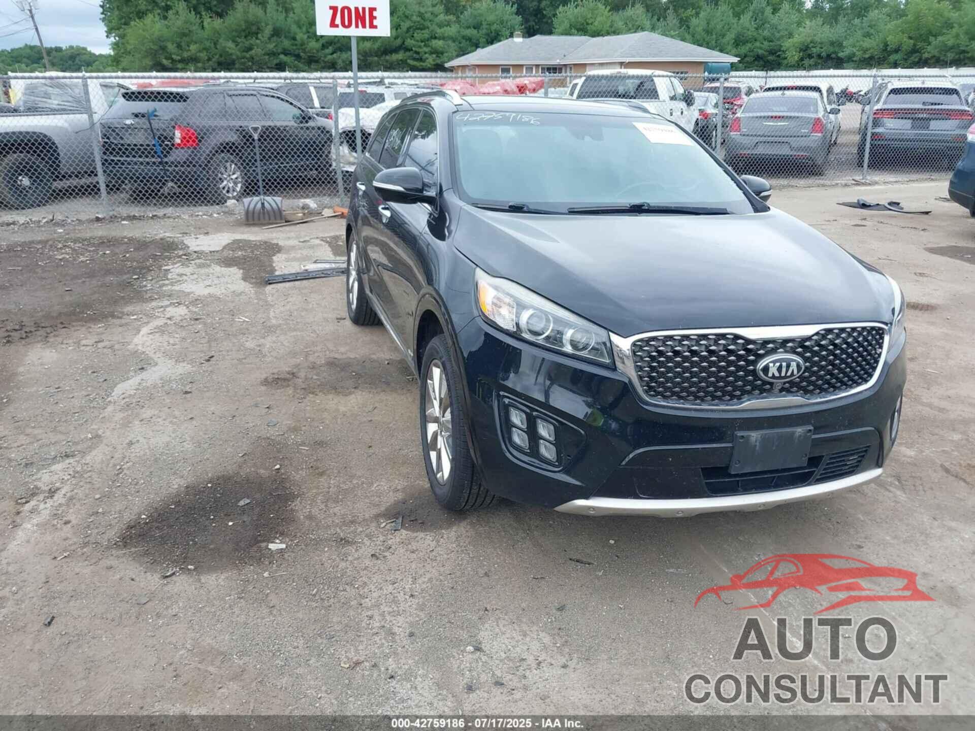 KIA SORENTO 2017 - 5XYPKDA5XHG205034