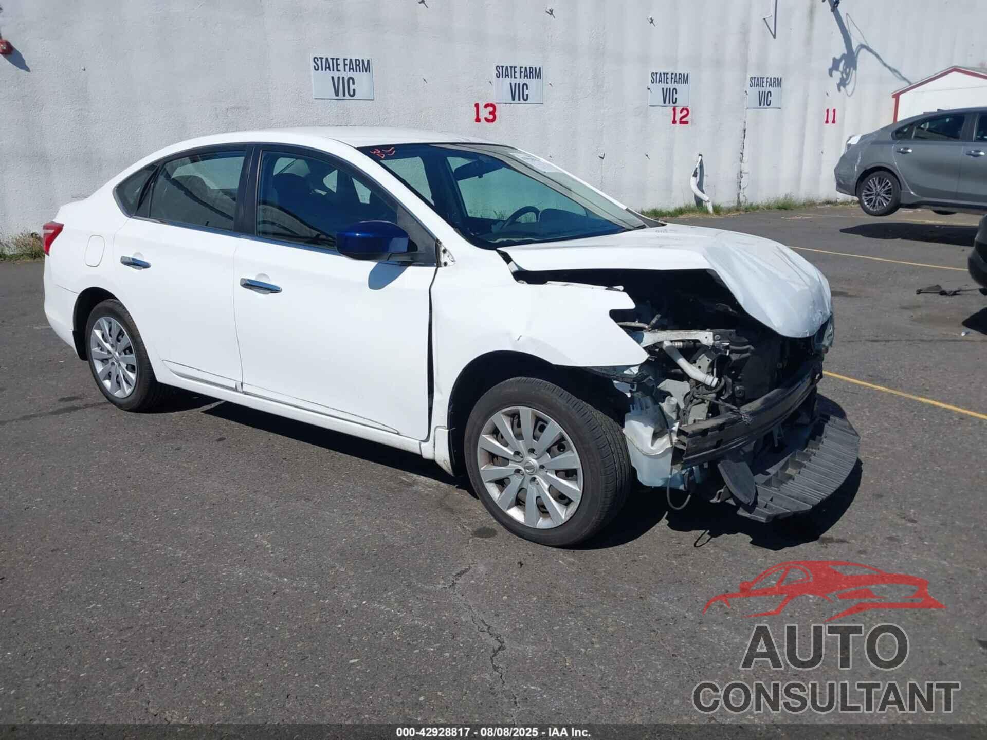 NISSAN SENTRA 2017 - 3N1AB7APXHY316108