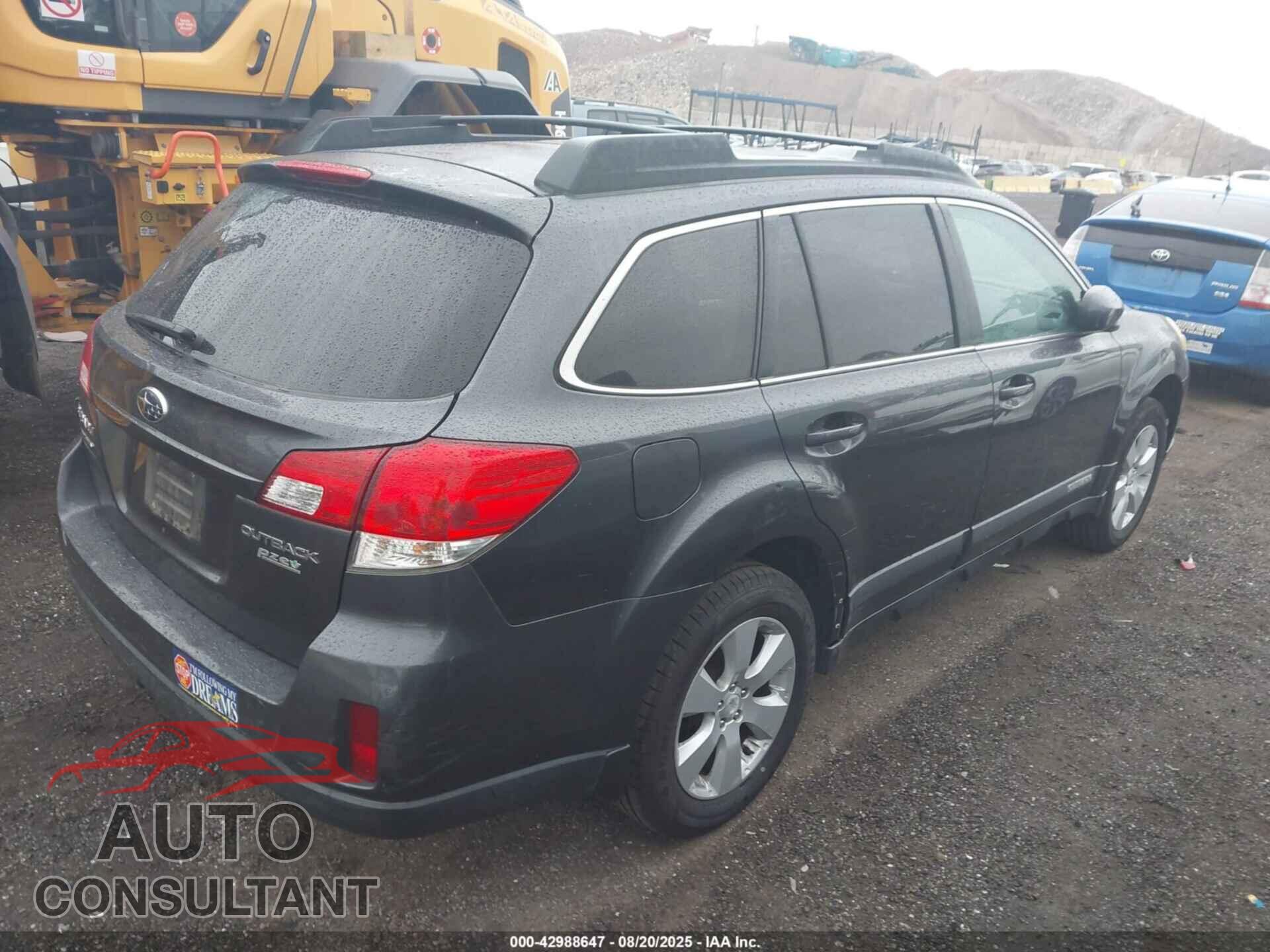 SUBARU OUTBACK 2011 - 4S4BRBCC5B3400102
