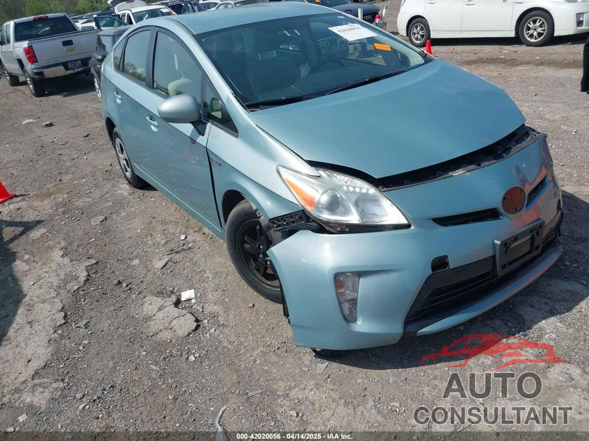 TOYOTA PRIUS 2013 - JTDKN3DU2D5599498