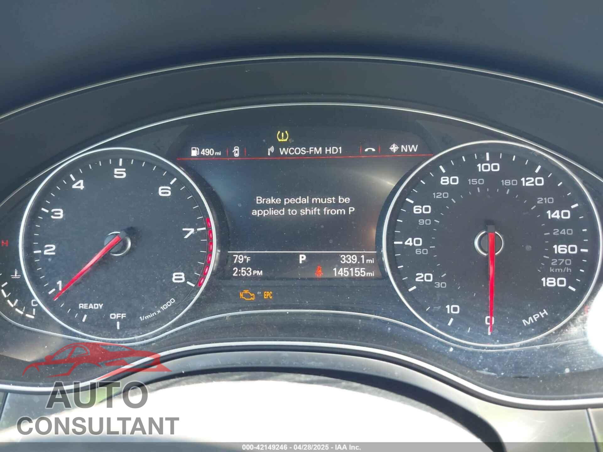 AUDI A6 2016 - WAUCFAFC4GN079394