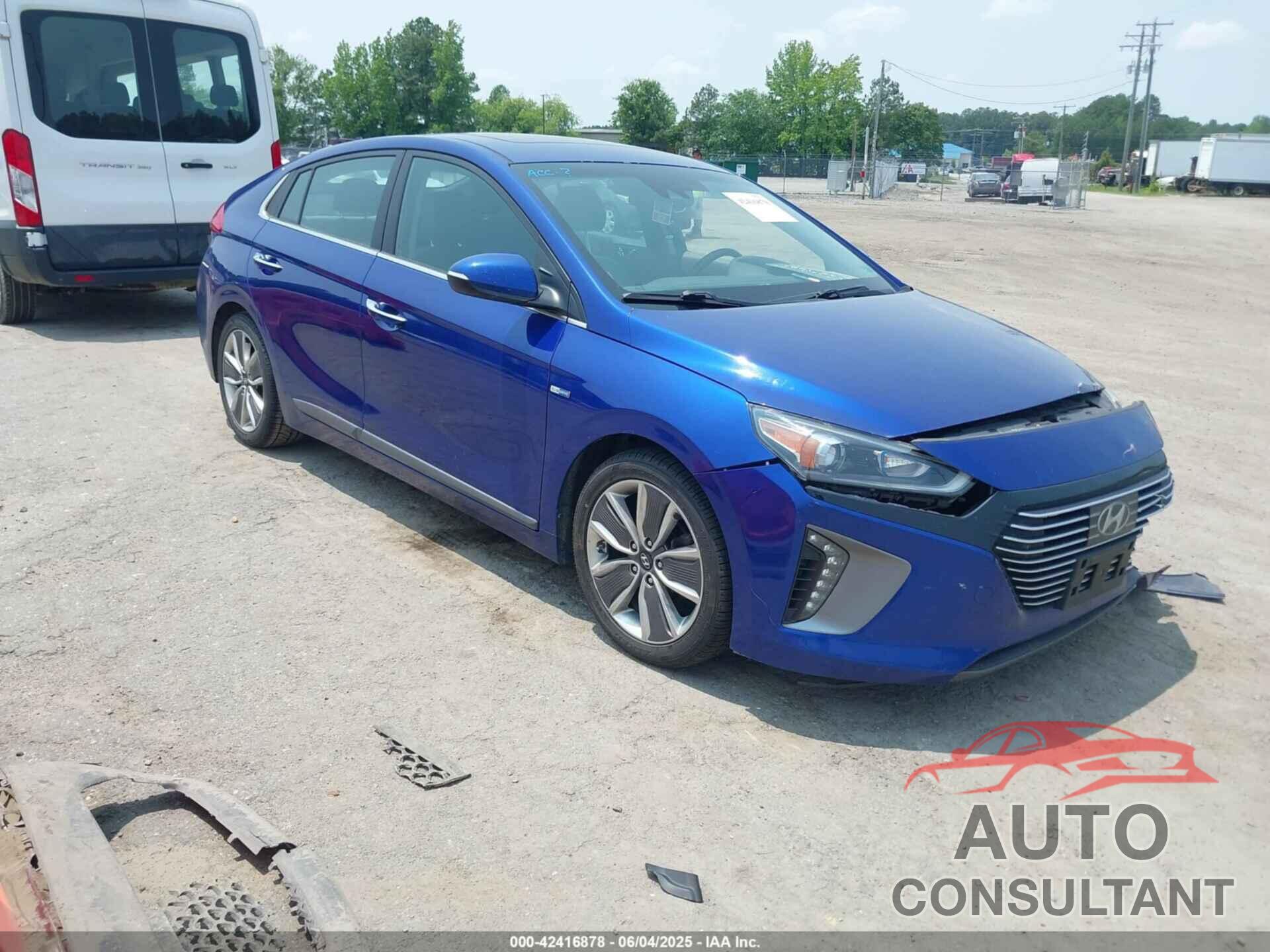 HYUNDAI IONIQ HYBRID 2019 - KMHC05LC2KU138551