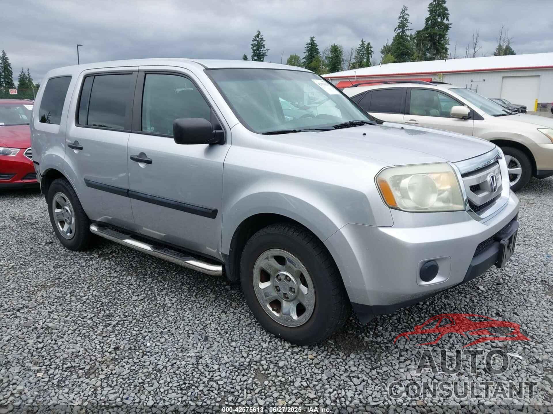 HONDA PILOT 2011 - 5FNYF4H29BB058546