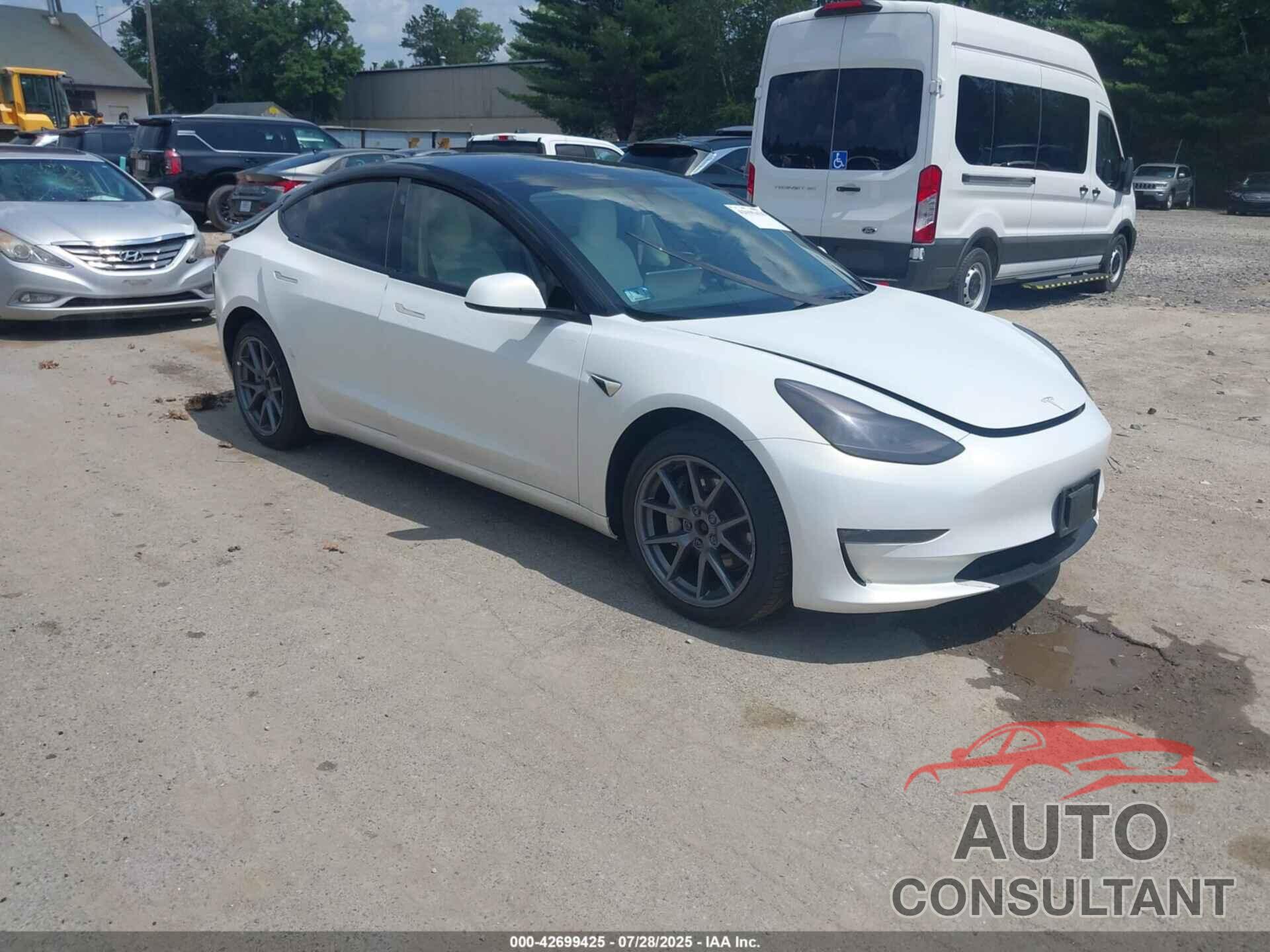 TESLA MODEL 3 2022 - 5YJ3E1EB1NF163490