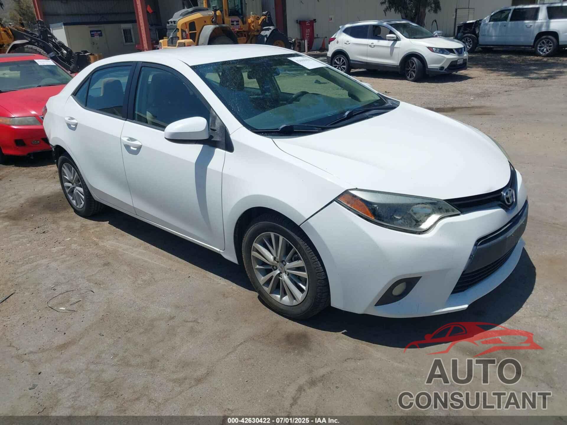 TOYOTA COROLLA 2014 - 5YFBURHE3EP049143