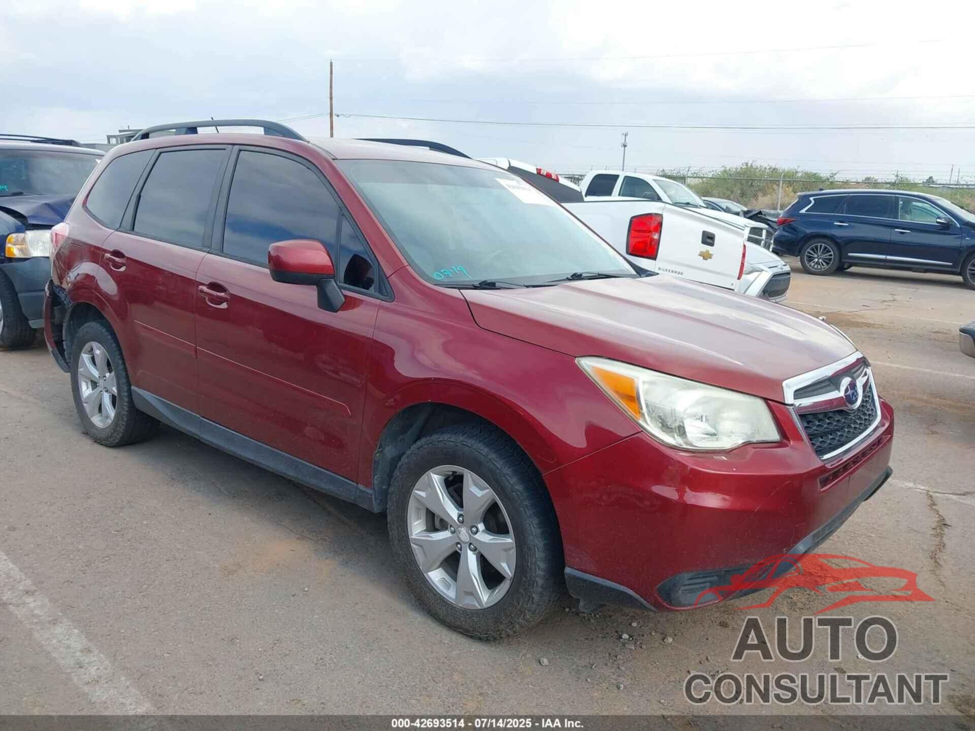 SUBARU FORESTER 2014 - JF2SJACC4EG454866