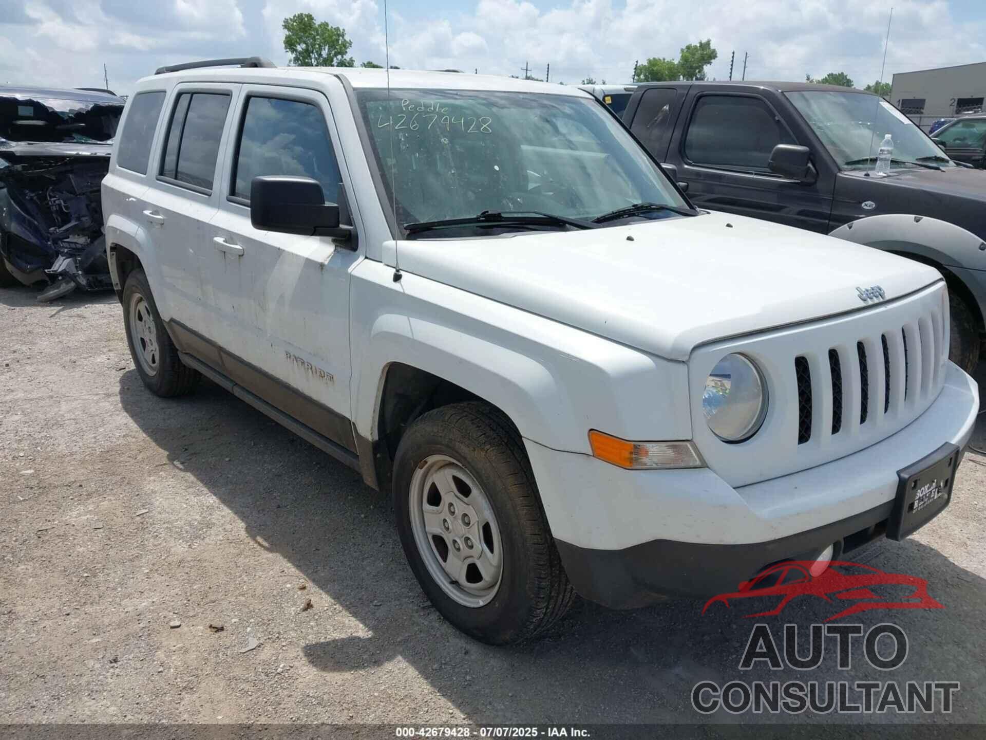 JEEP PATRIOT 2016 - 1C4NJPBA5GD669644