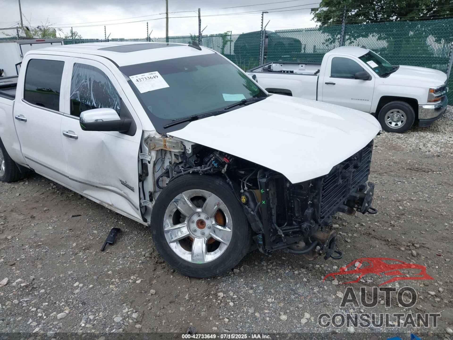 CHEVROLET SILVERADO 1500 2017 - 3GCPCSEC4HG113185