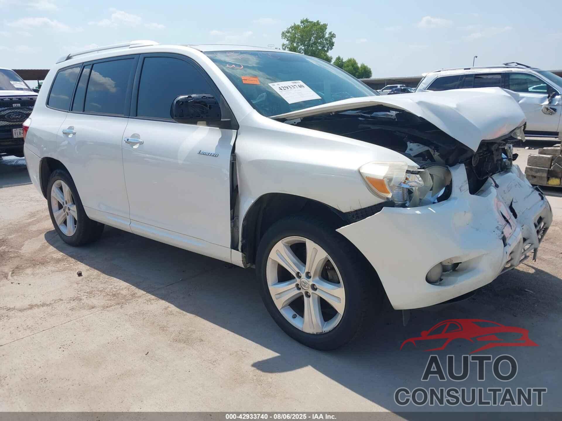 TOYOTA HIGHLANDER 2010 - 5TDYK3EH7AS004834