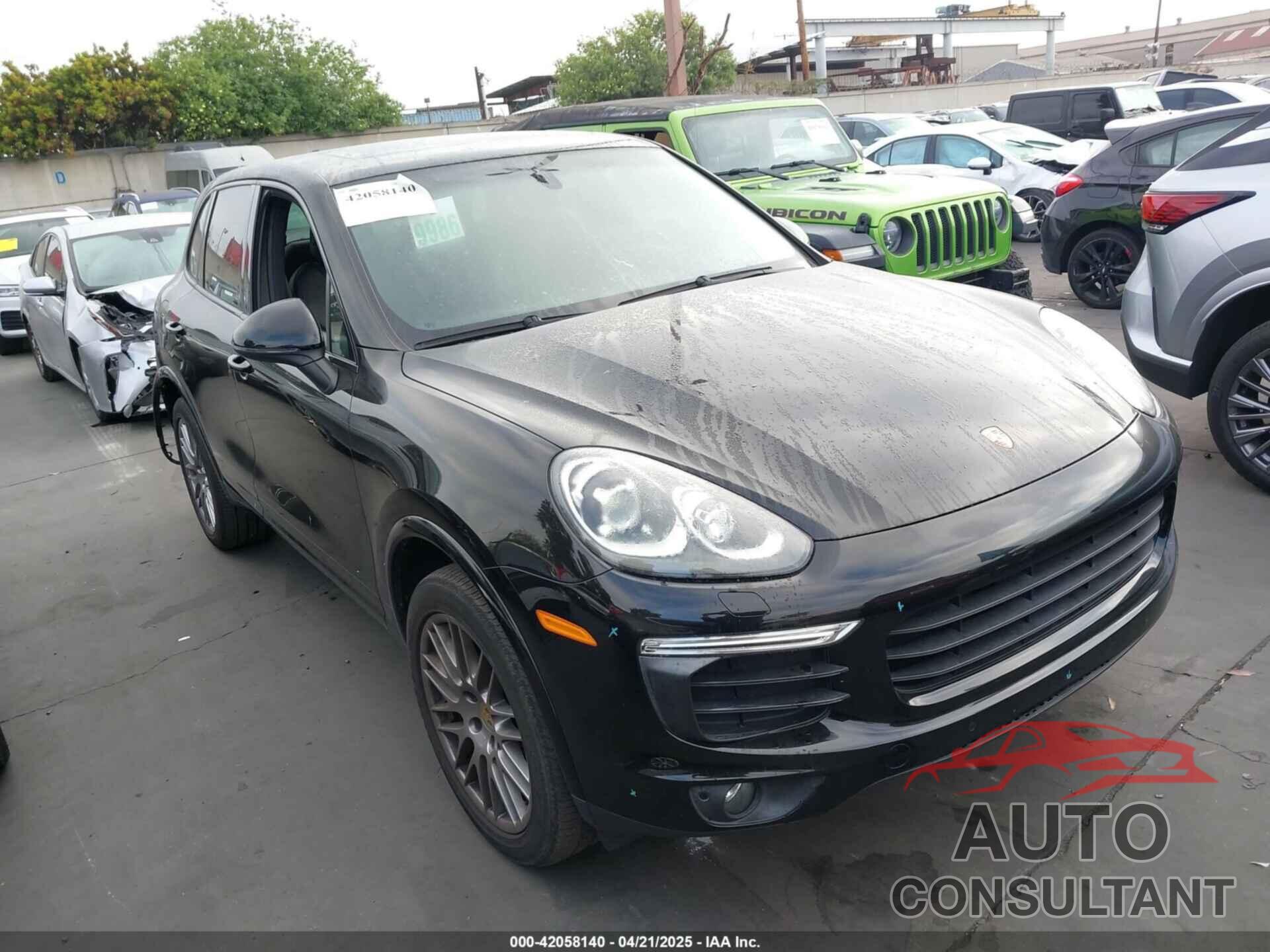 PORSCHE CAYENNE 2018 - WP1AA2A21JKA07525