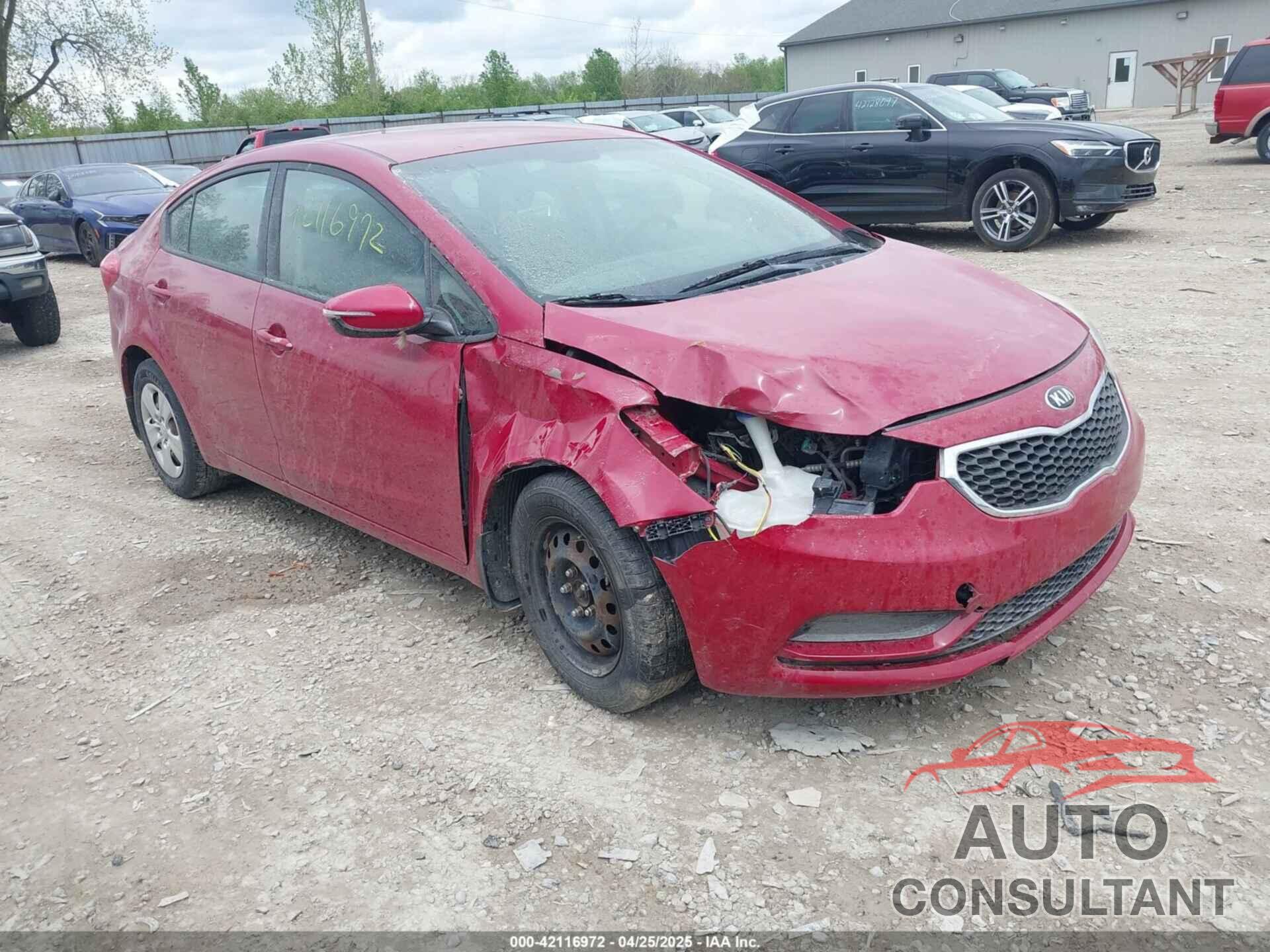 KIA FORTE 2015 - KNAFX4A68F5436703