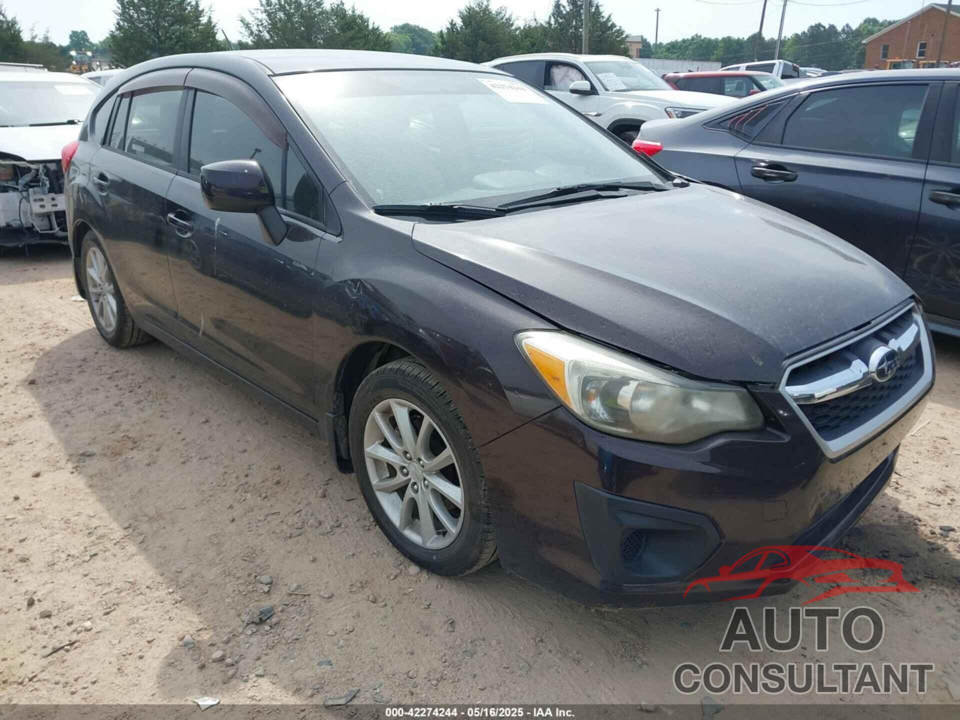SUBARU IMPREZA 2013 - JF1GPAC62D2849126