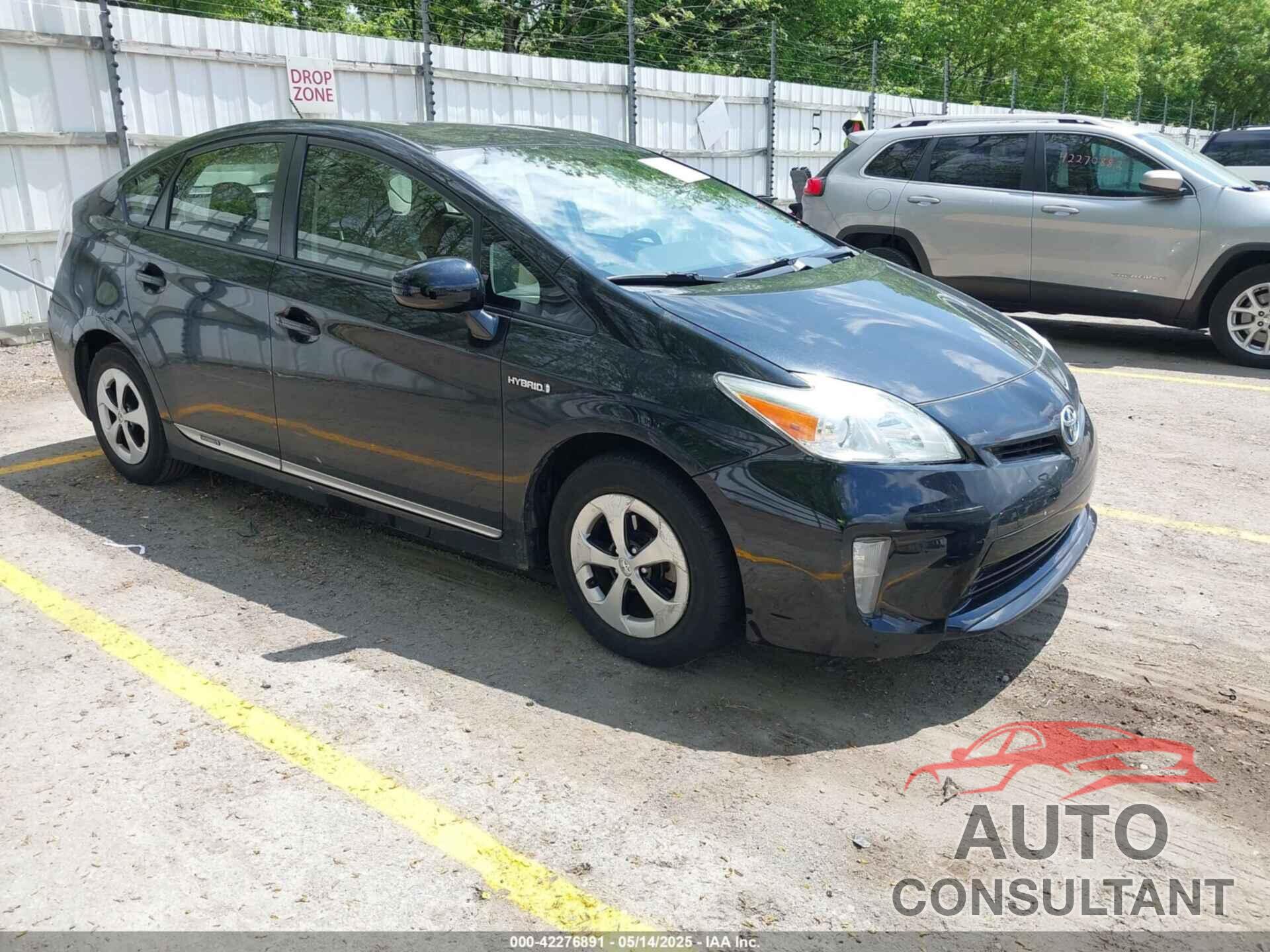 TOYOTA PRIUS 2013 - JTDKN3DU0D5607145