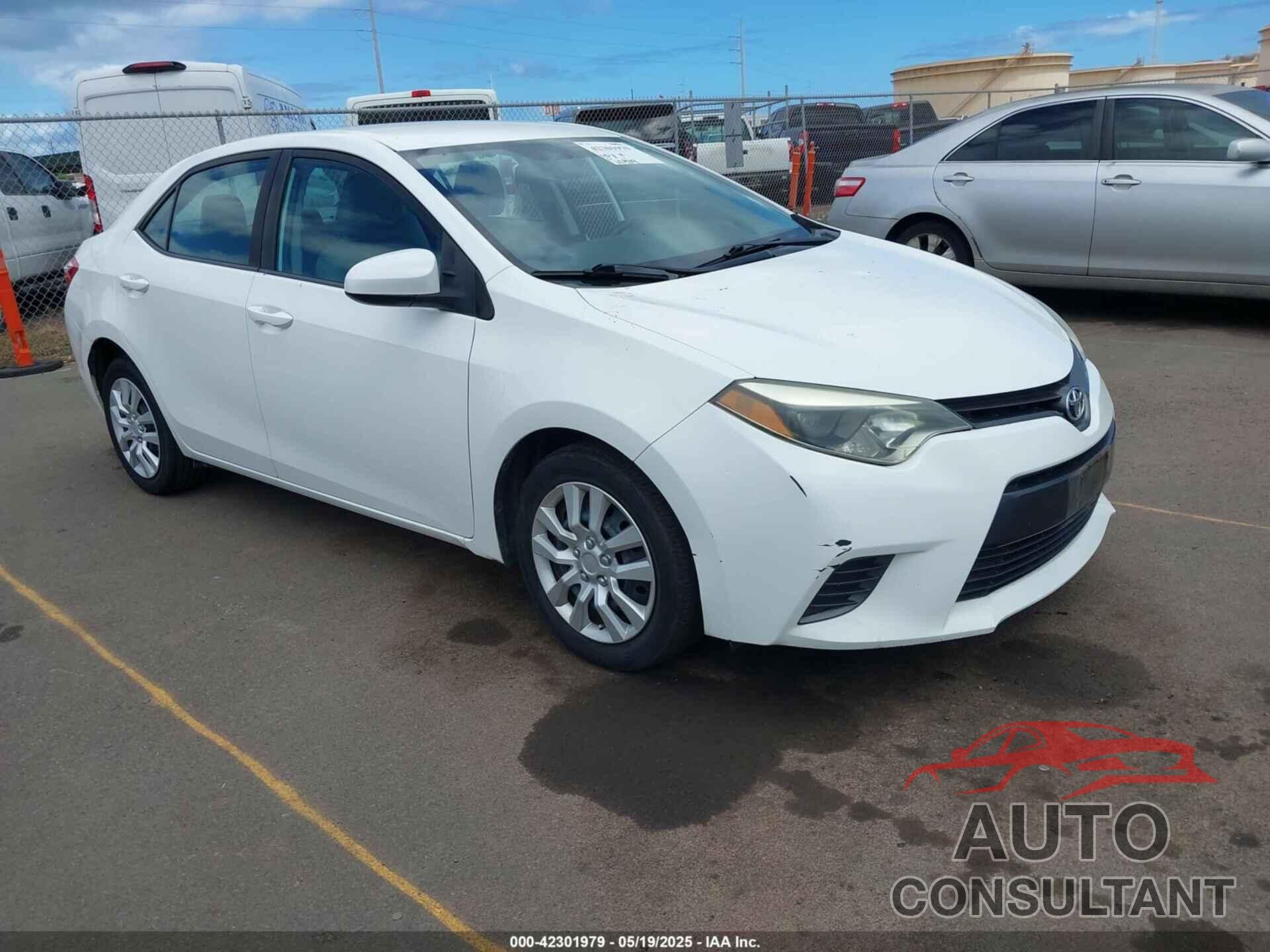 TOYOTA COROLLA 2016 - 5YFBURHE7GP437155