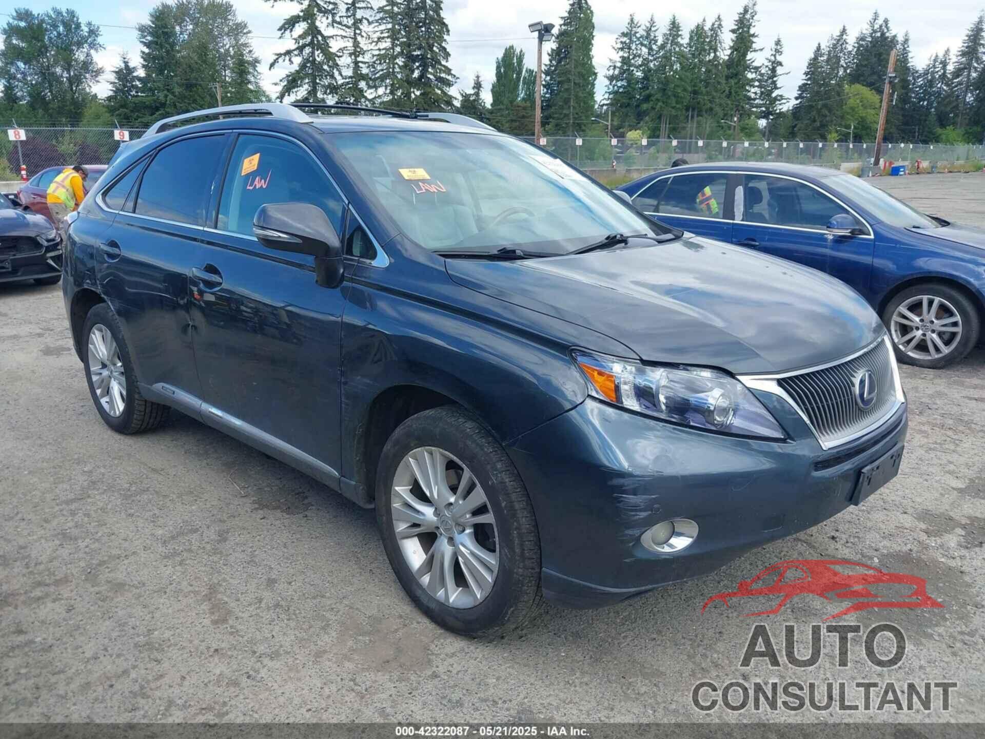 LEXUS RX 450H 2010 - JTJBC1BA9A2010007
