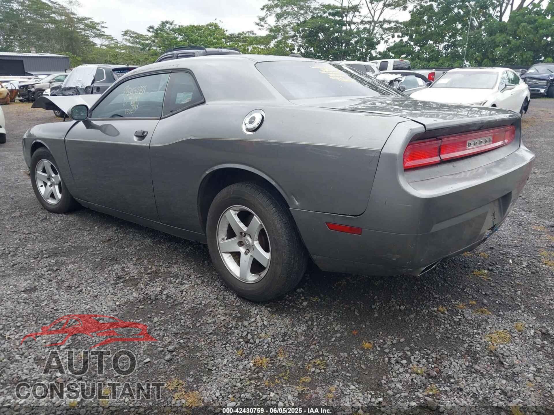 DODGE CHALLENGER 2012 - 2C3CDYAG4CH239261
