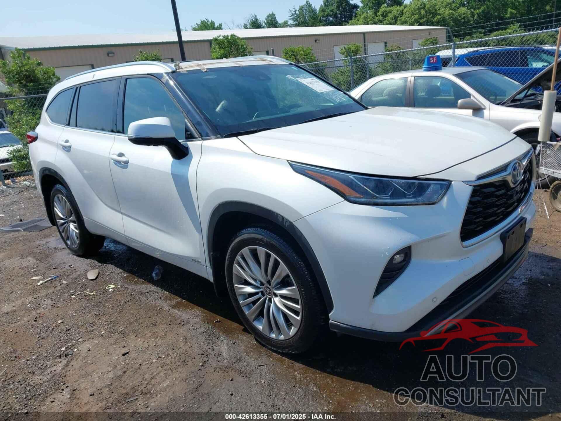 TOYOTA HIGHLANDER 2022 - 5TDEBRCH8NS084806