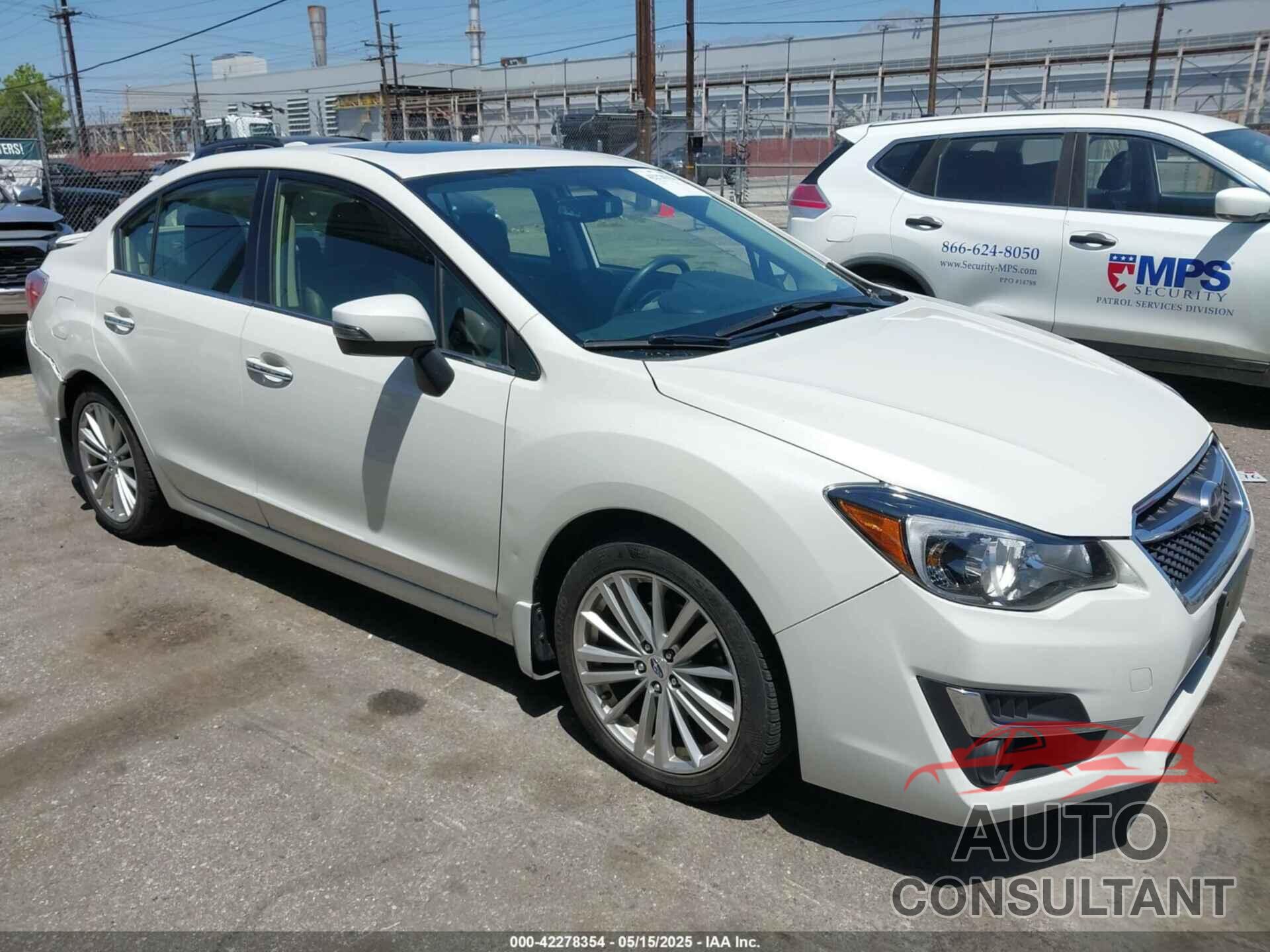 SUBARU IMPREZA 2016 - JF1GJAK61GH009195