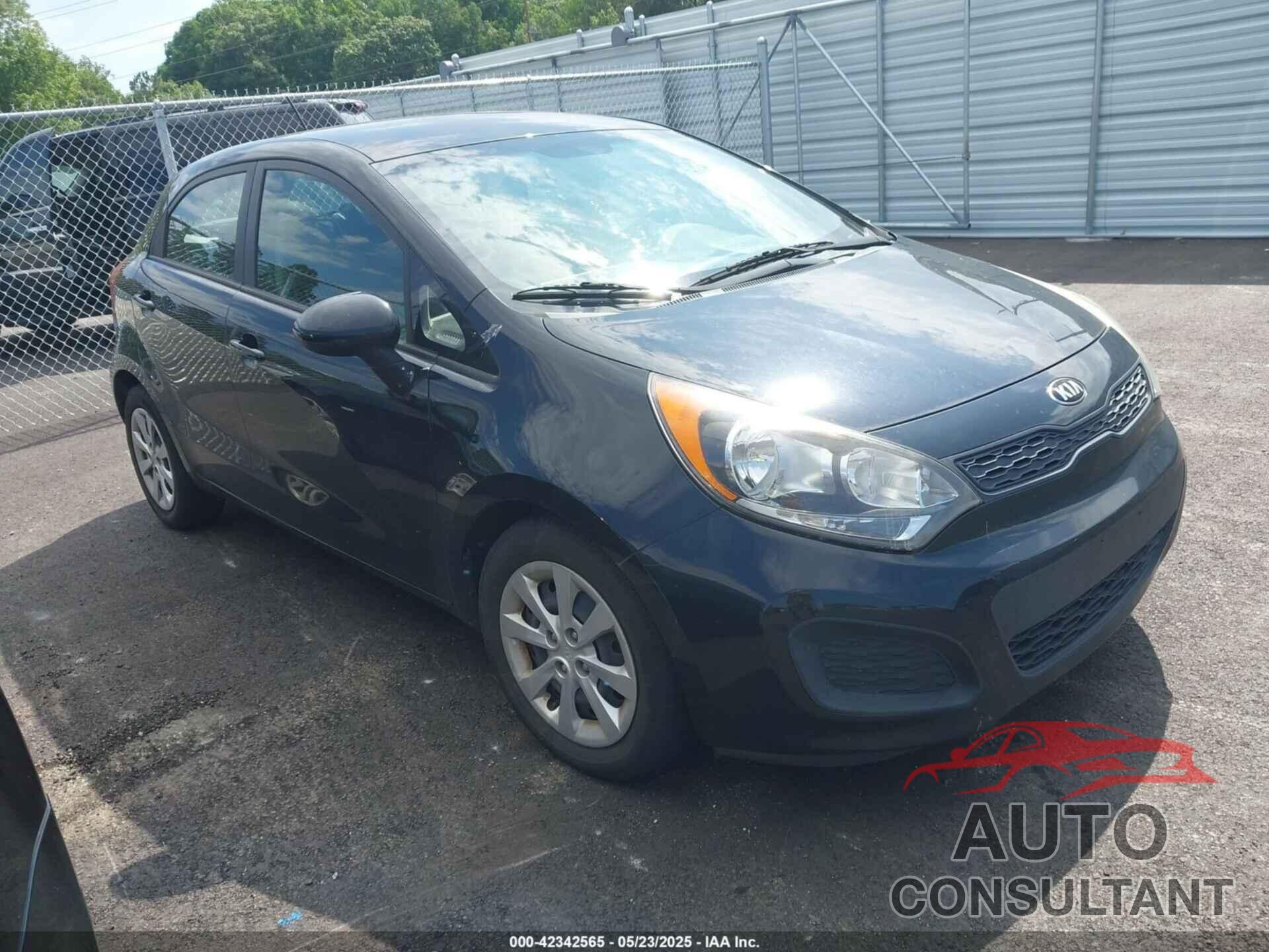 KIA RIO 2013 - KNADM5A35D6245615