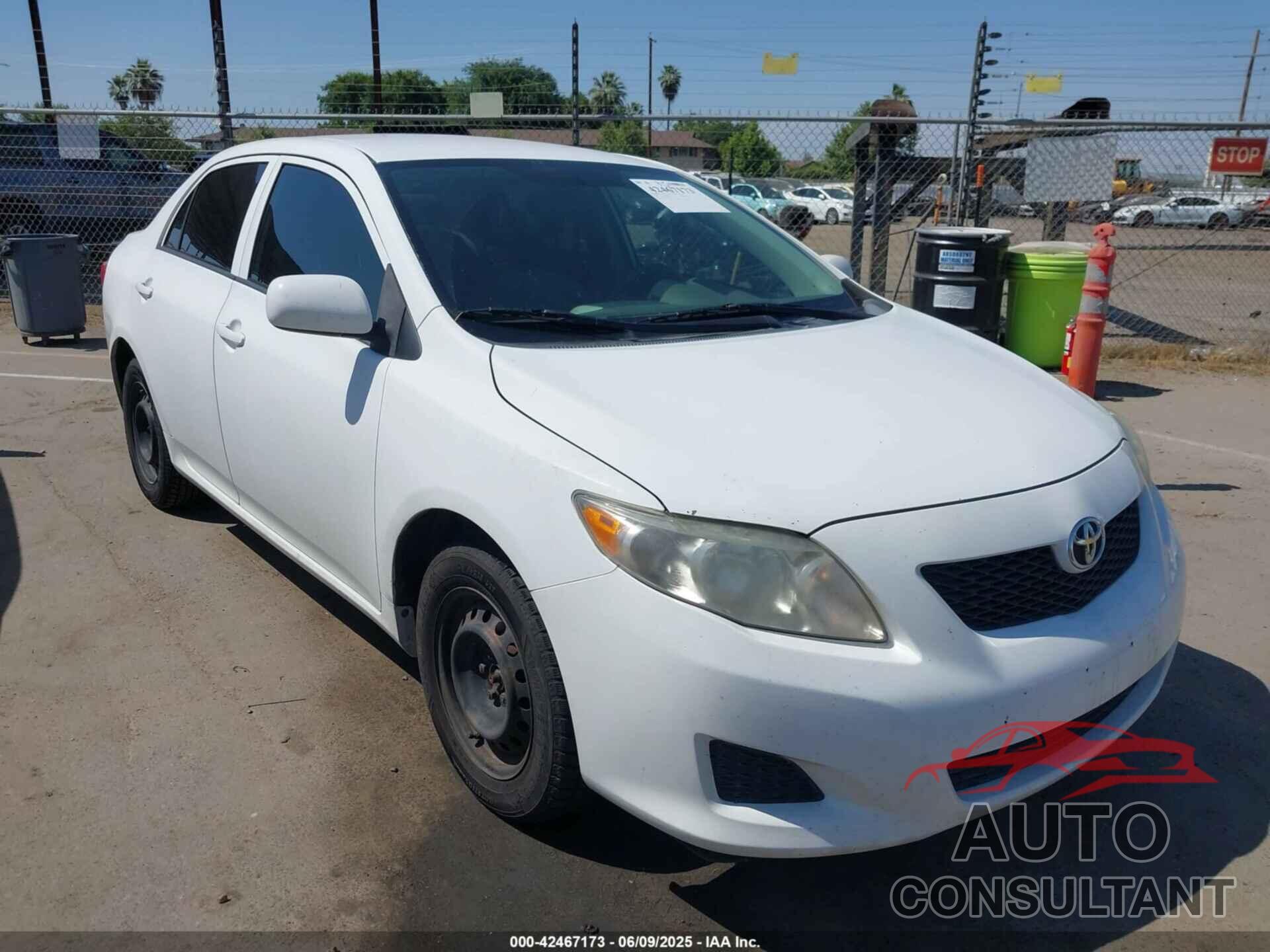TOYOTA COROLLA 2009 - 2T1BU40E69C134613