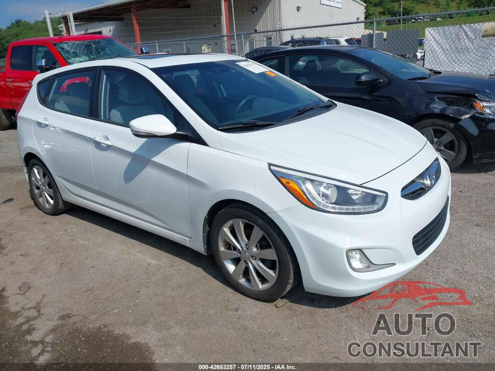 HYUNDAI ACCENT 2014 - KMHCU5AE5EU183920