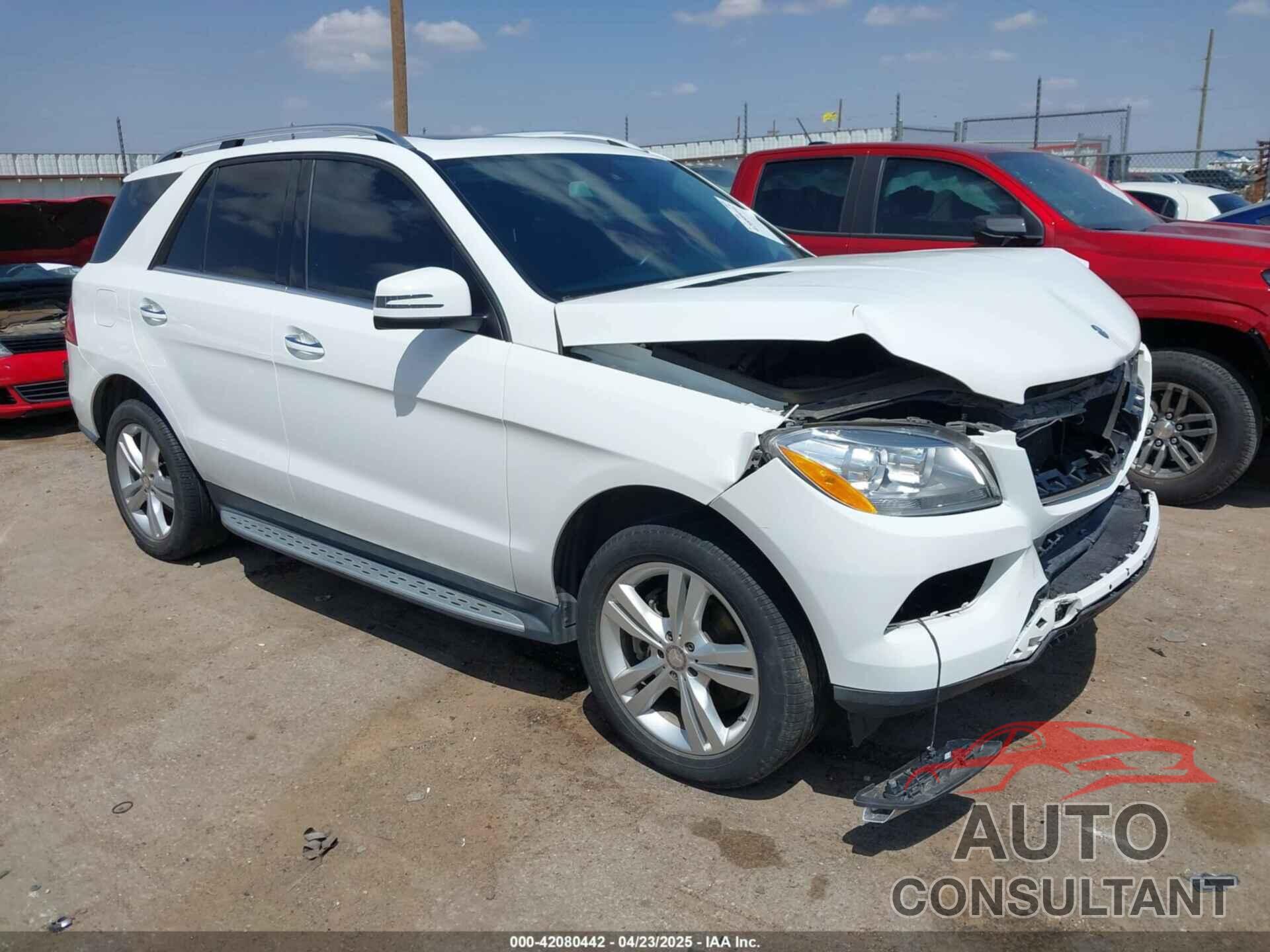 MERCEDES-BENZ ML 350 2015 - 4JGDA5HB6FA606421