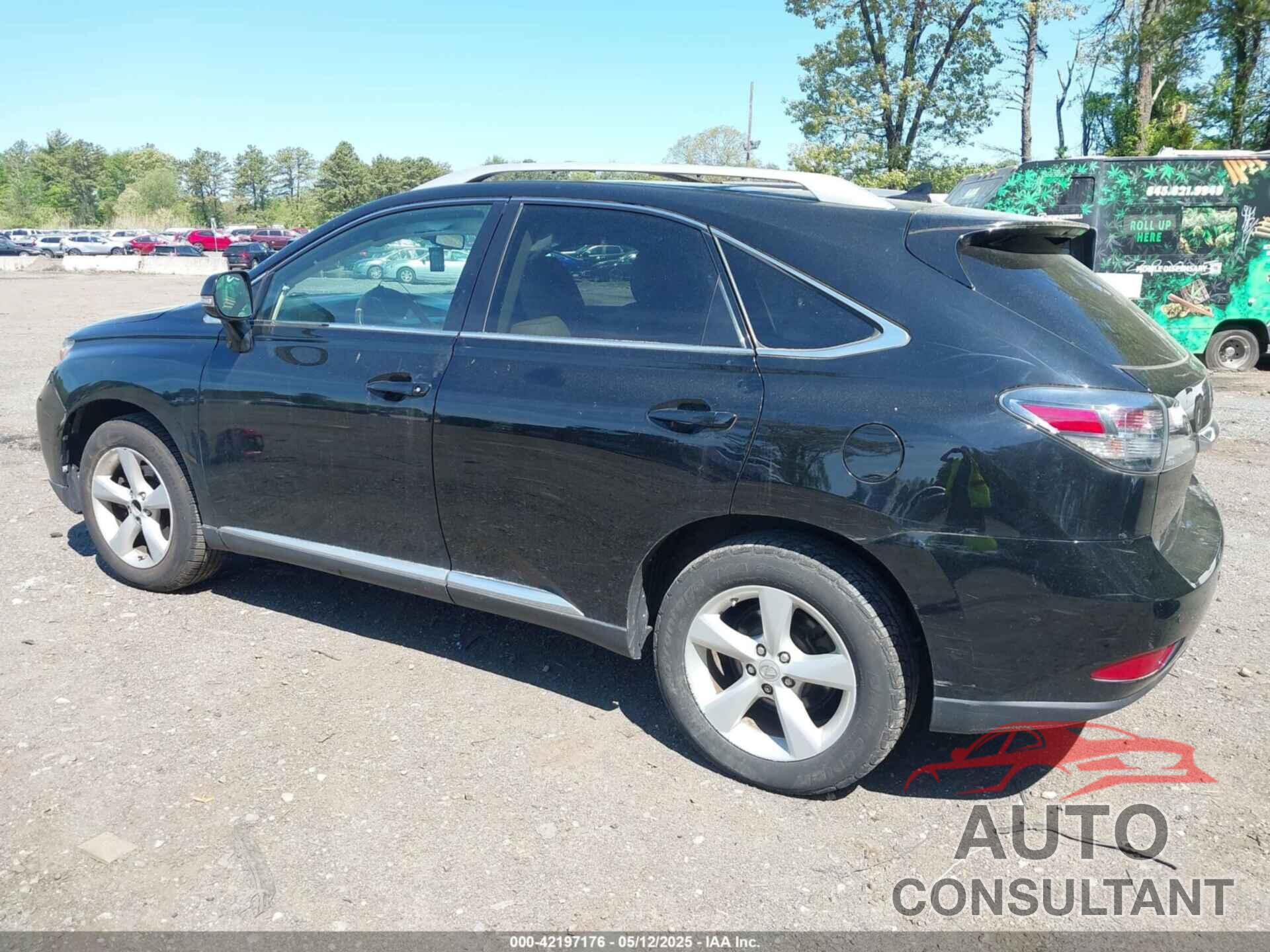 LEXUS RX 350 2012 - 2T2BK1BAXCC149004