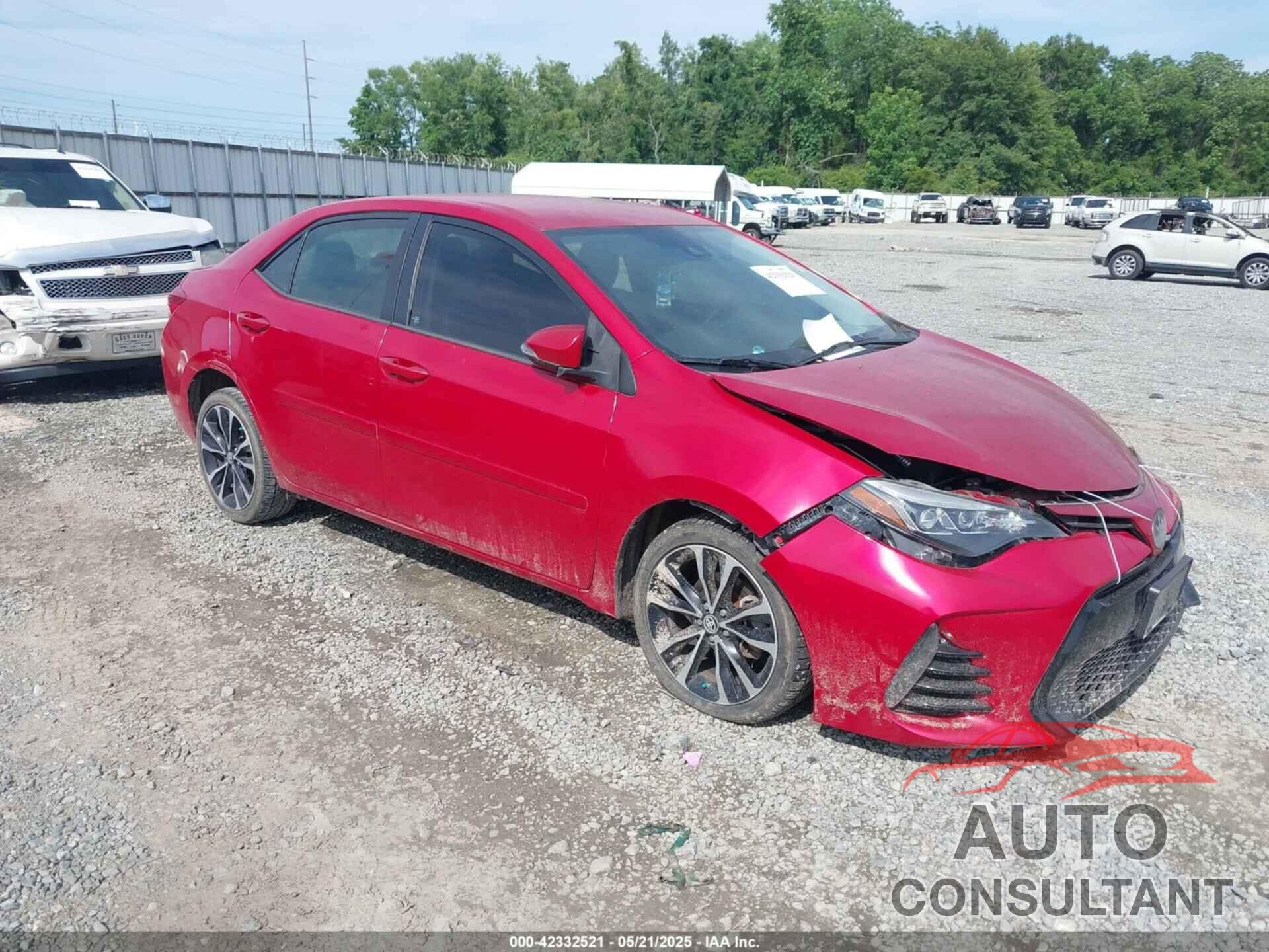TOYOTA COROLLA 2018 - 2T1BURHEXJC969152