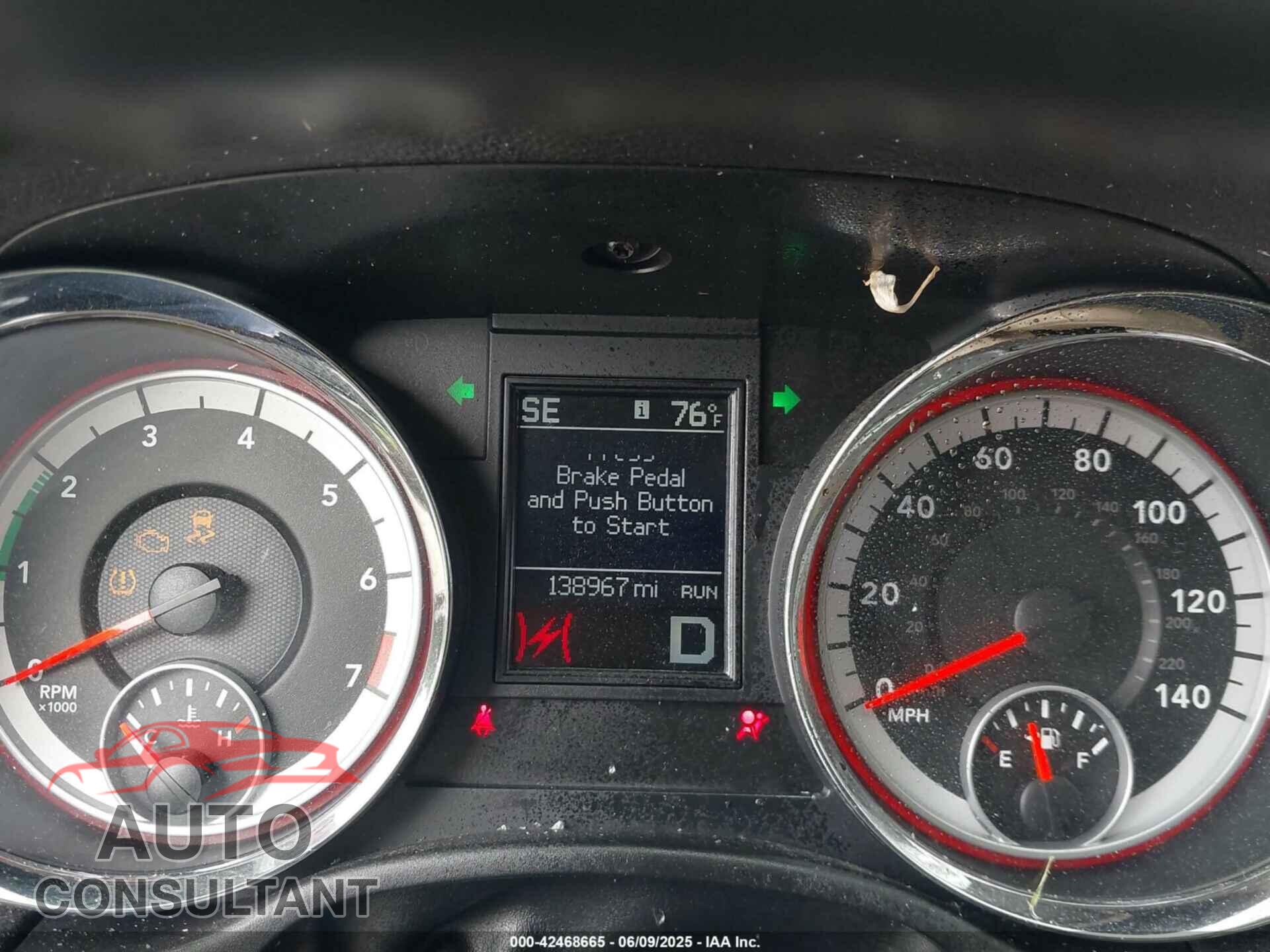 DODGE DURANGO 2013 - 1C4RDJEGXDC559700