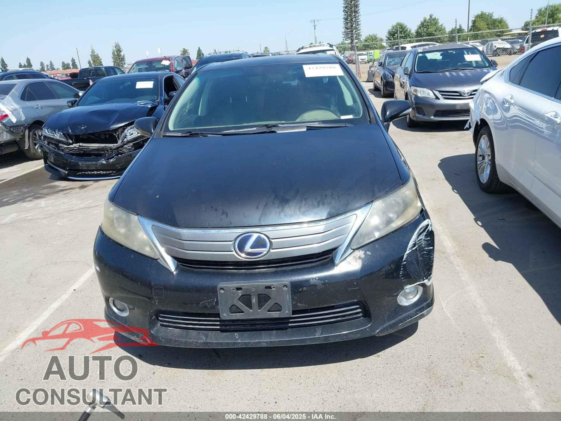 LEXUS HS 250H 2010 - JTHBB1BA3A2009245