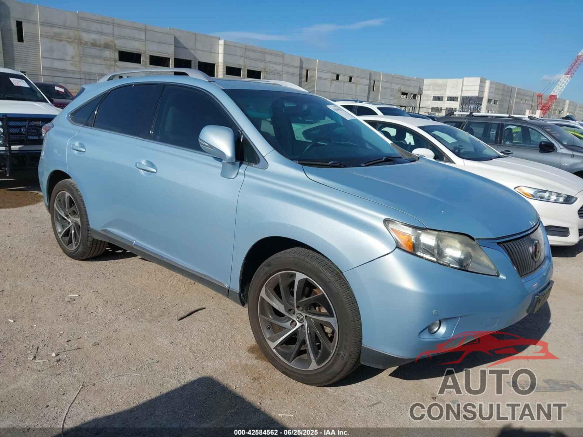 LEXUS RX 350 2010 - 2T2ZK1BA2AC024526