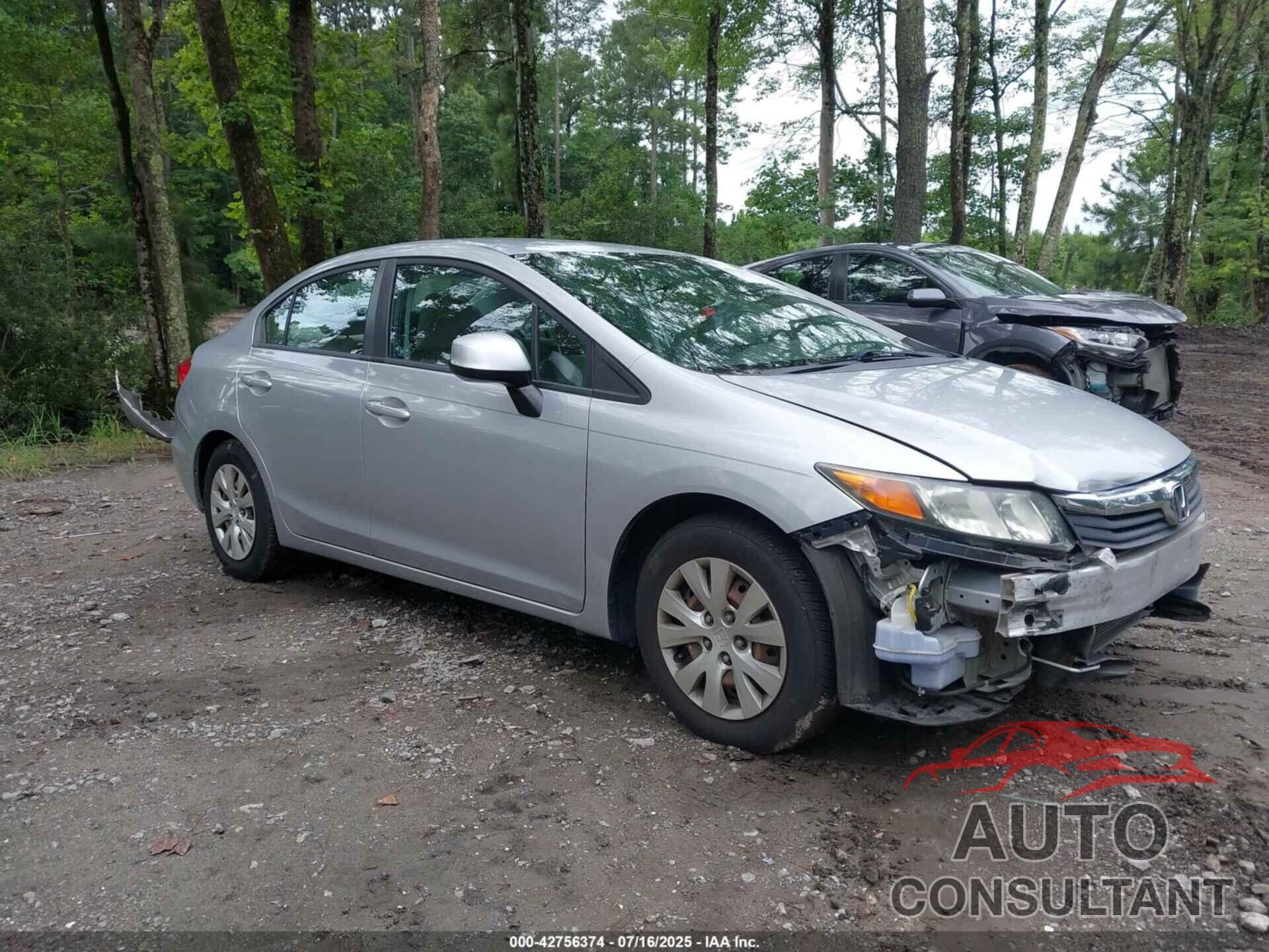 HONDA CIVIC 2012 - 19XFB2F53CE064306