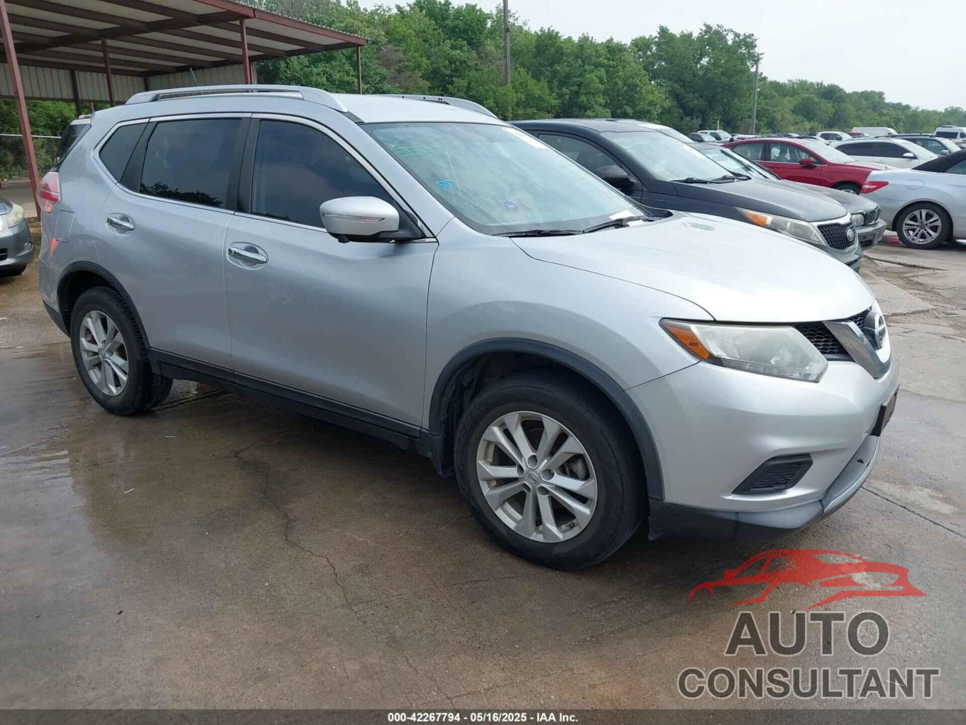 NISSAN ROGUE 2016 - KNMAT2MT5GP595134
