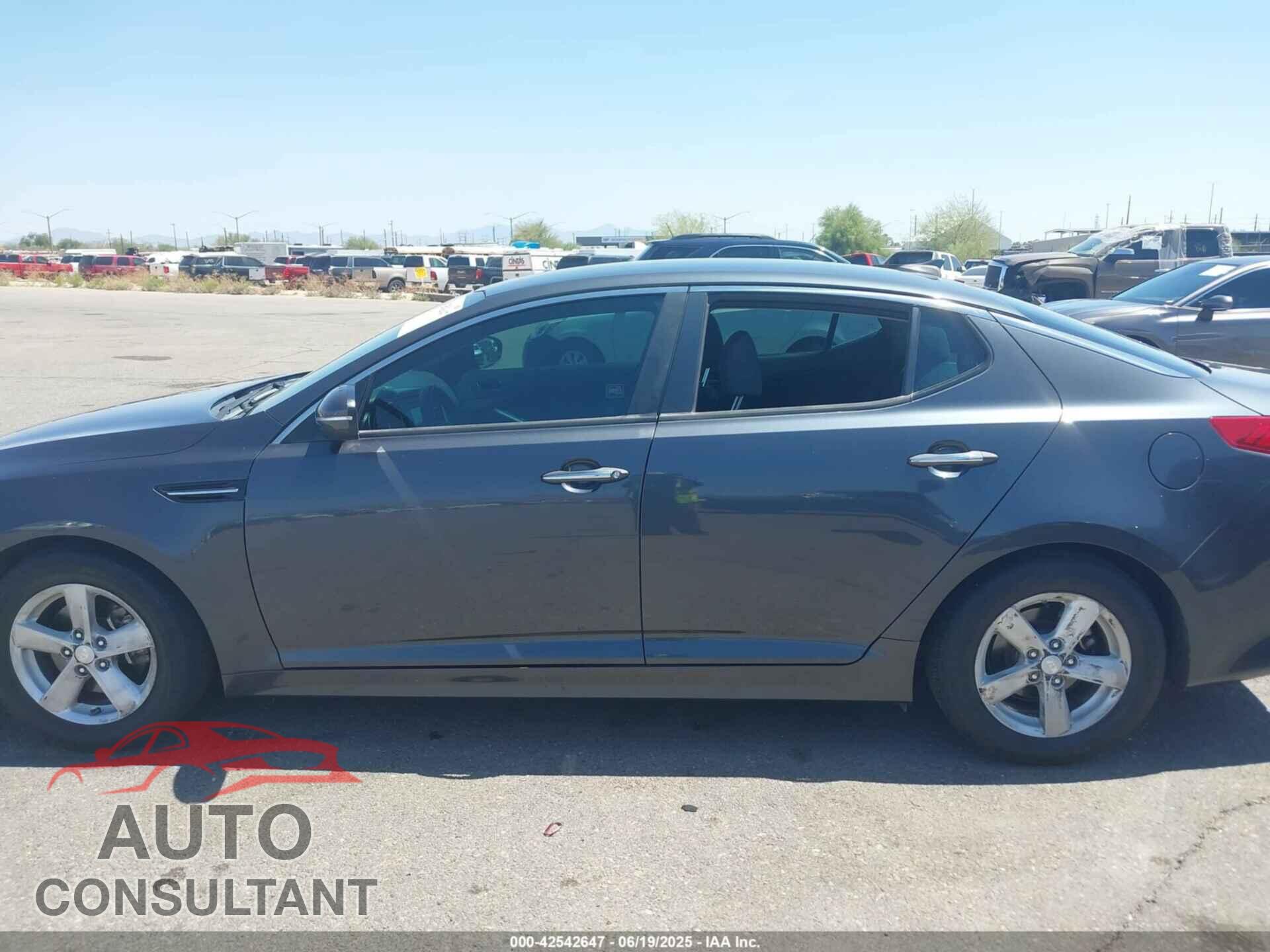KIA OPTIMA 2015 - KNAGM4A74F5635155