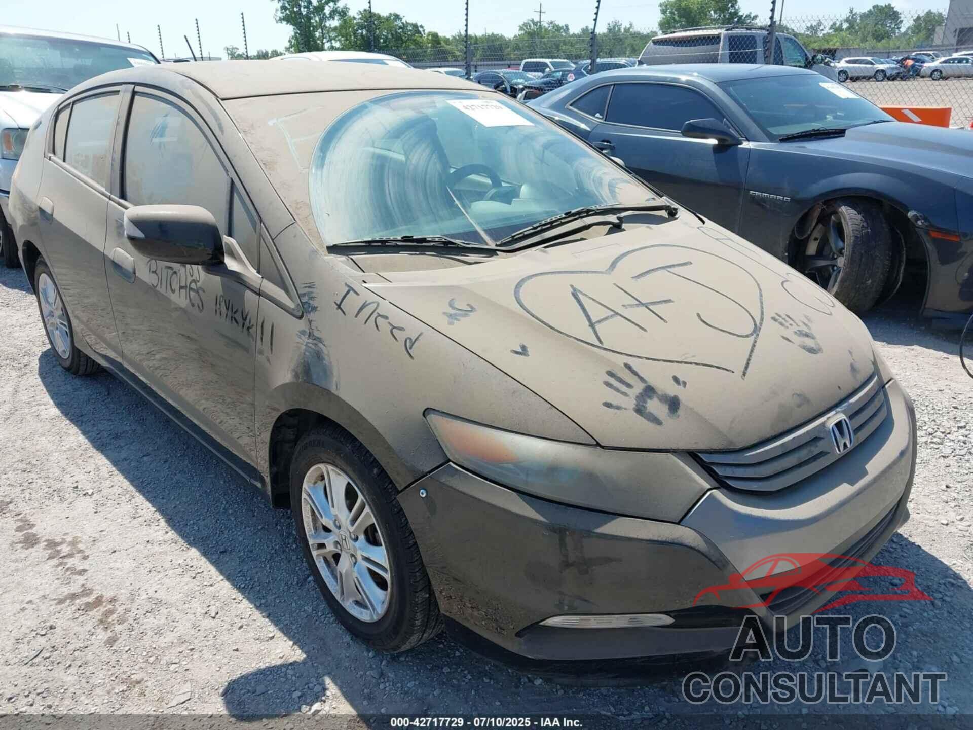 HONDA INSIGHT 2010 - JHMZE2H76AS012552