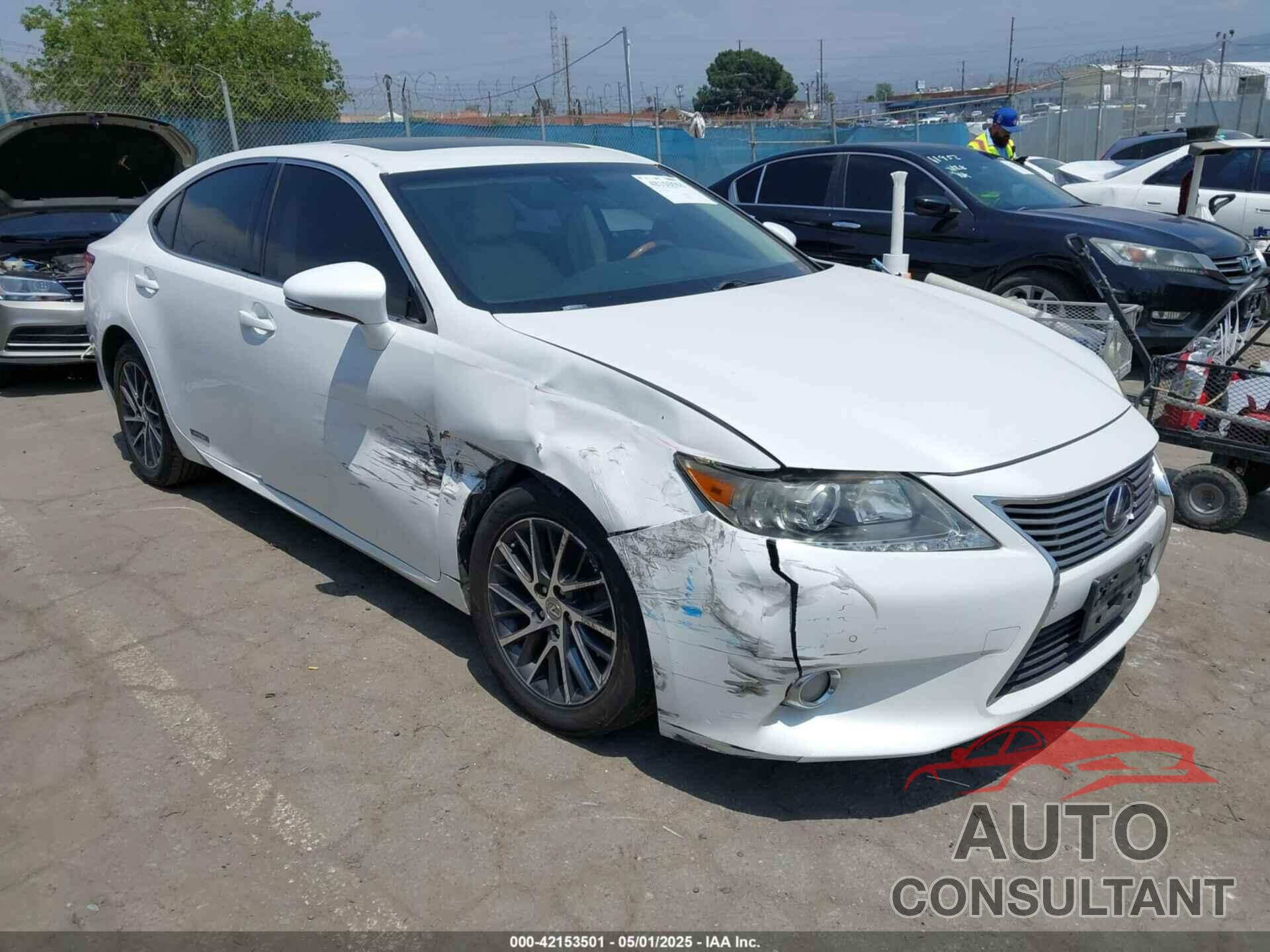 LEXUS ES 300H 2013 - JTHBW1GGXD2036500