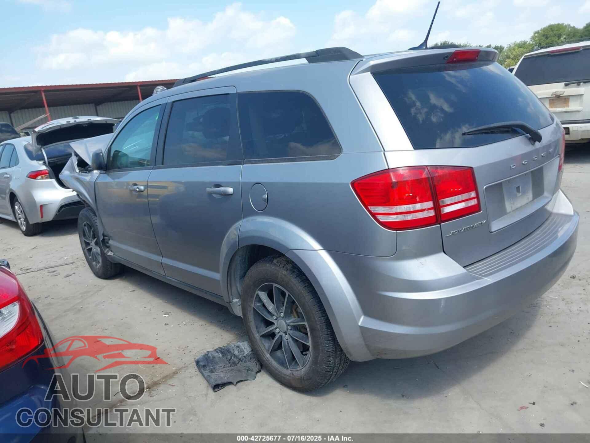 DODGE JOURNEY 2017 - 3C4PDCAB5HT637937