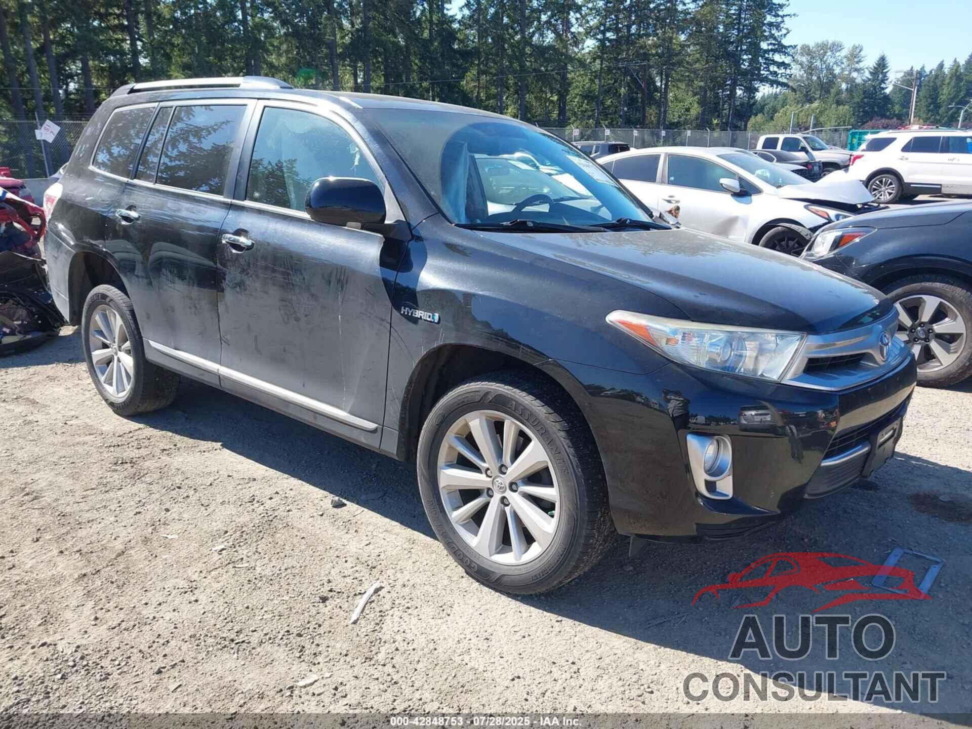 TOYOTA HIGHLANDER HYBRID 2012 - JTEDC3EH2C2008064