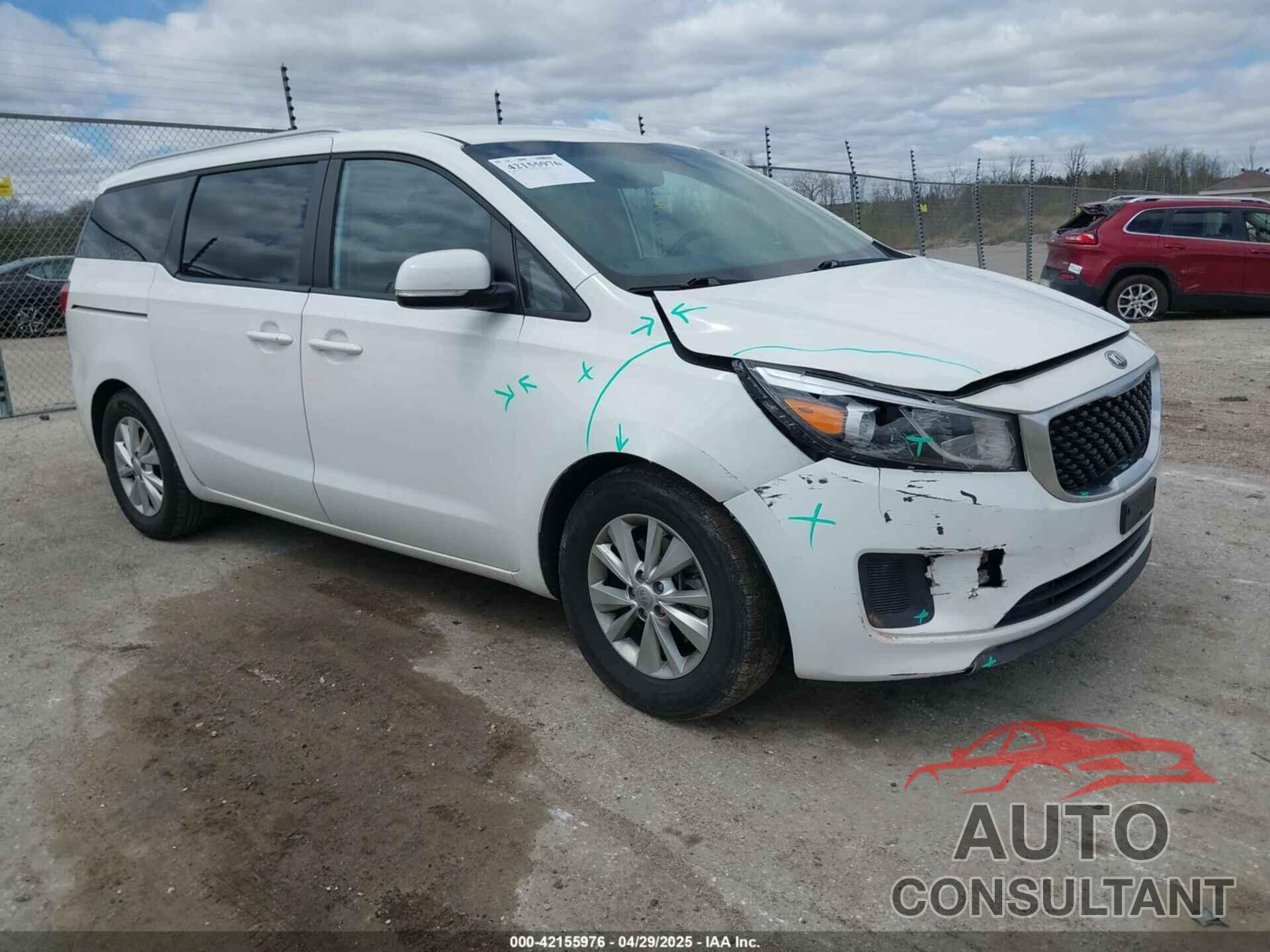 KIA SEDONA 2016 - KNDMB5C19G6175576