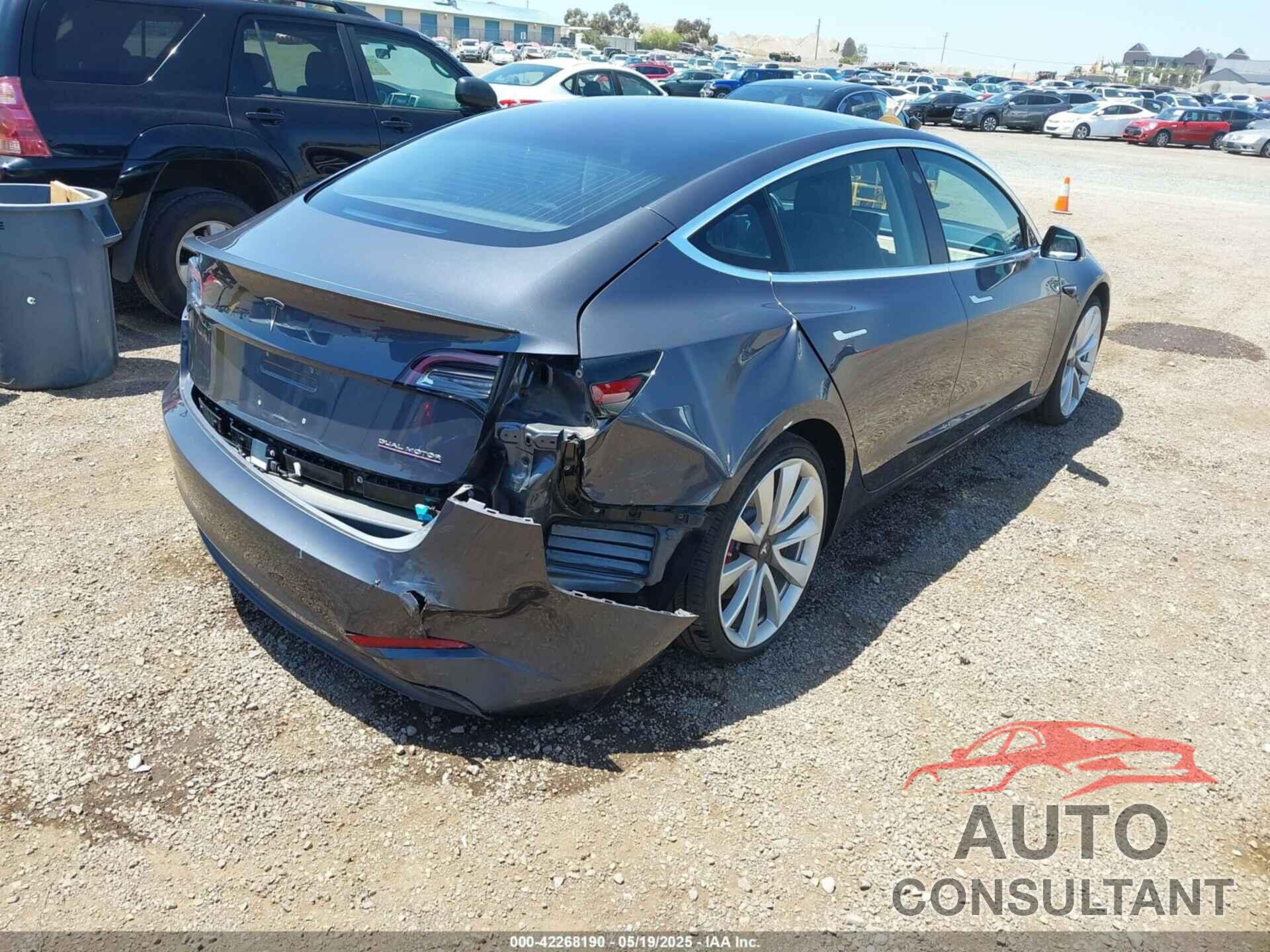 TESLA MODEL 3 2018 - 5YJ3E1EB8JF105886