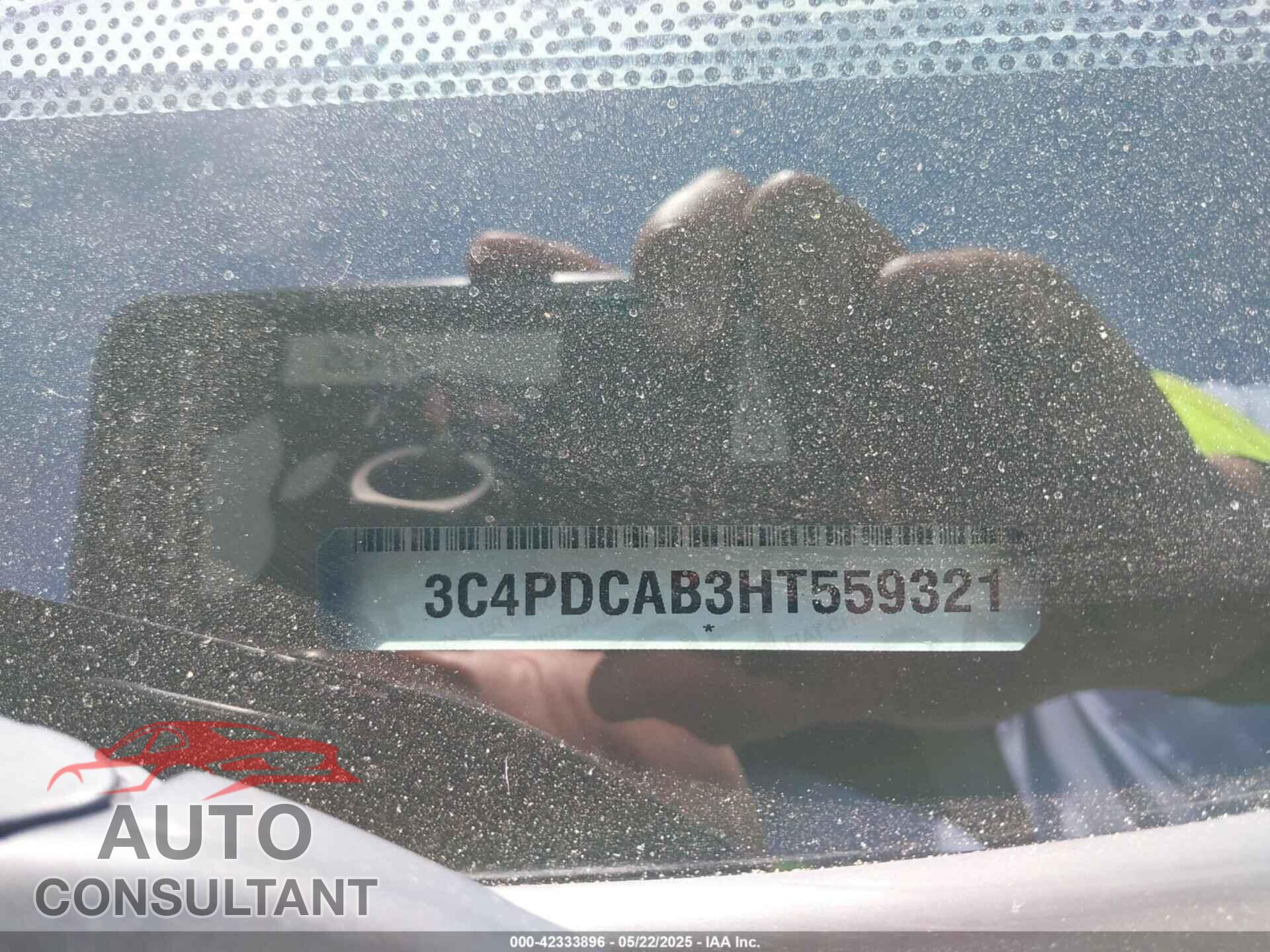 DODGE JOURNEY 2017 - 3C4PDCAB3HT559321