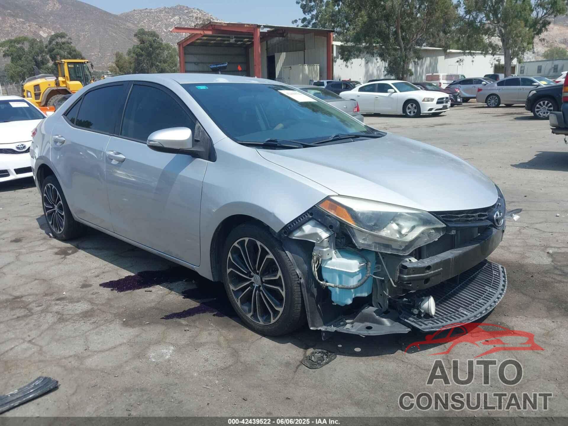 TOYOTA COROLLA 2016 - 5YFBURHE7GP405192