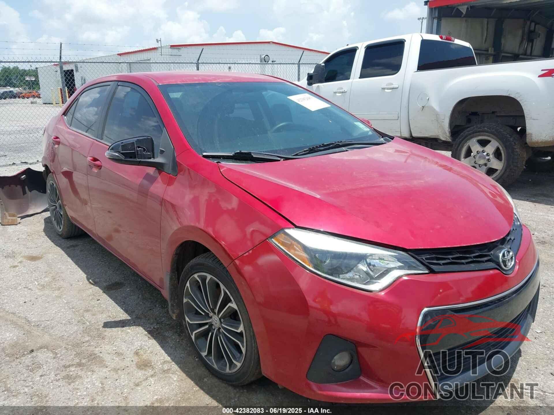 TOYOTA COROLLA 2015 - 2T1BURHE4FC295636