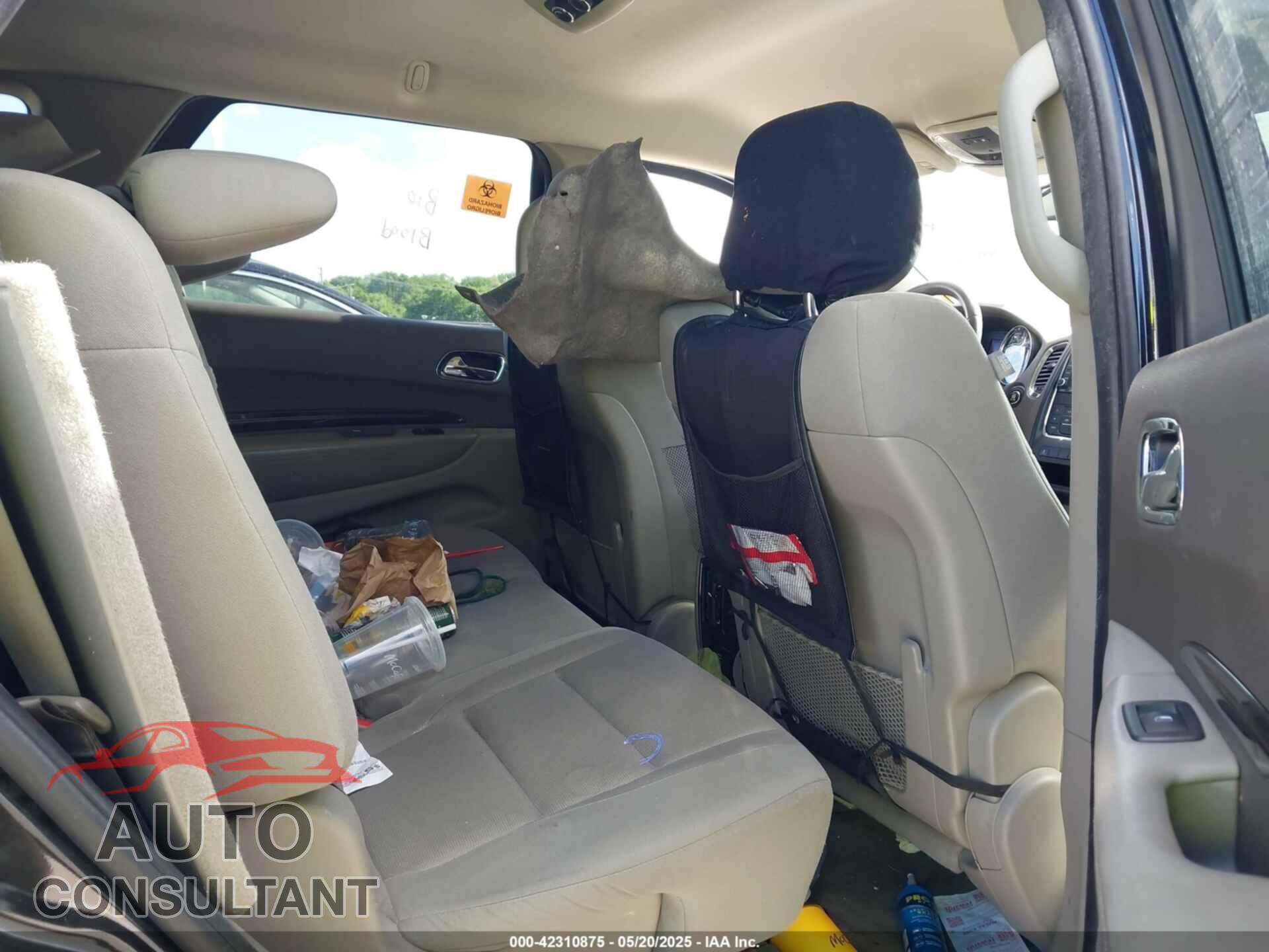 DODGE DURANGO 2011 - 1D4RE4GG0BC613811