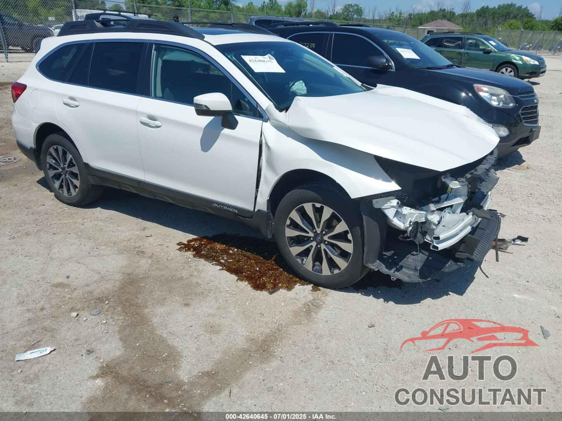 SUBARU OUTBACK 2016 - 4S4BSENC2G3276266