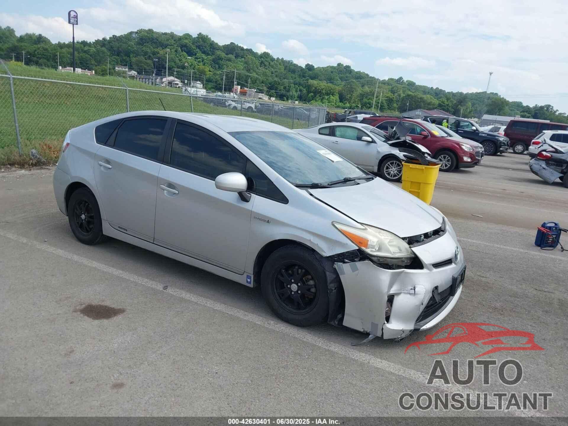 TOYOTA PRIUS 2012 - JTDKN3DU3C5506566
