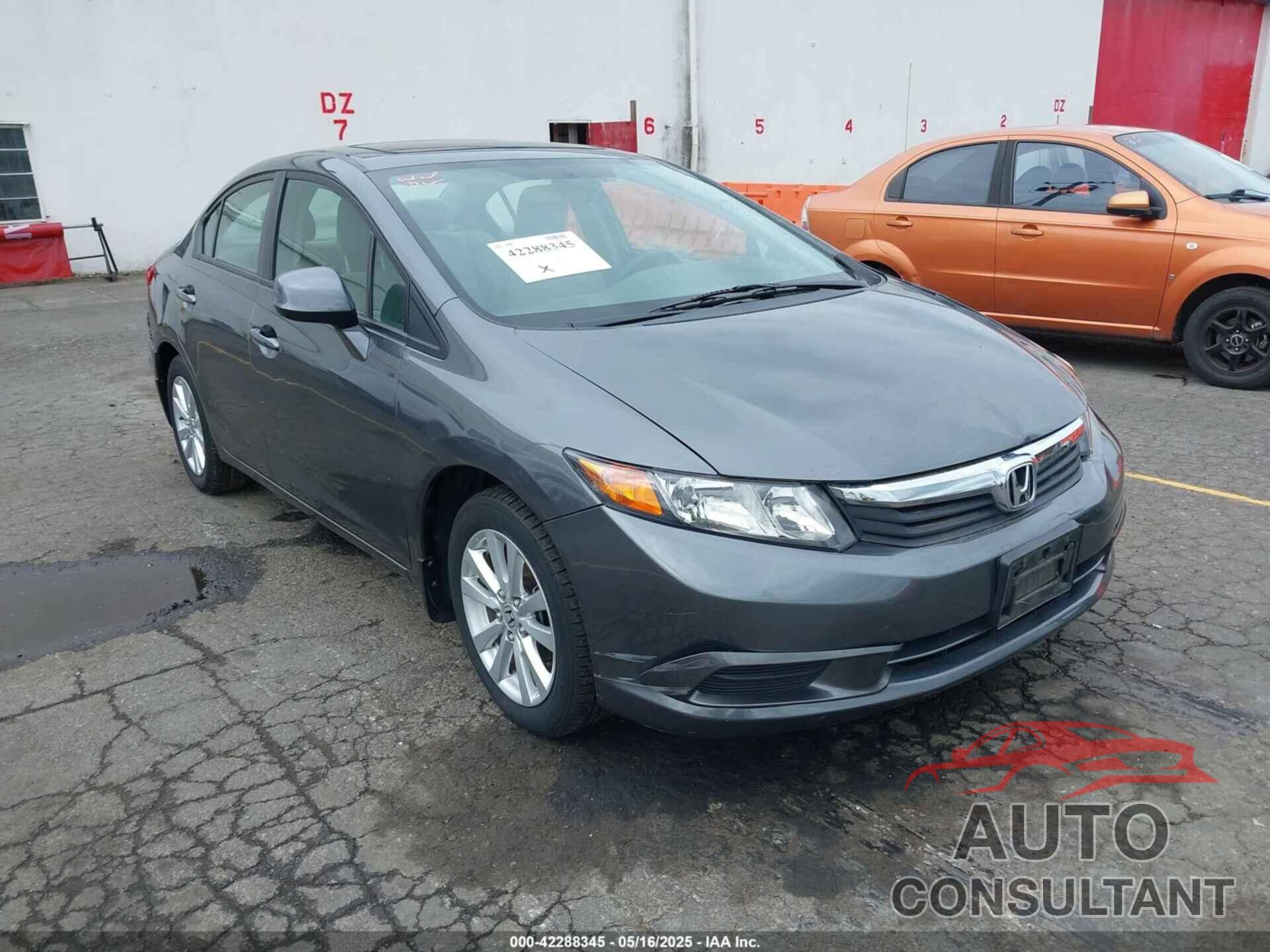 HONDA CIVIC 2012 - 19XFB2F82CE370763