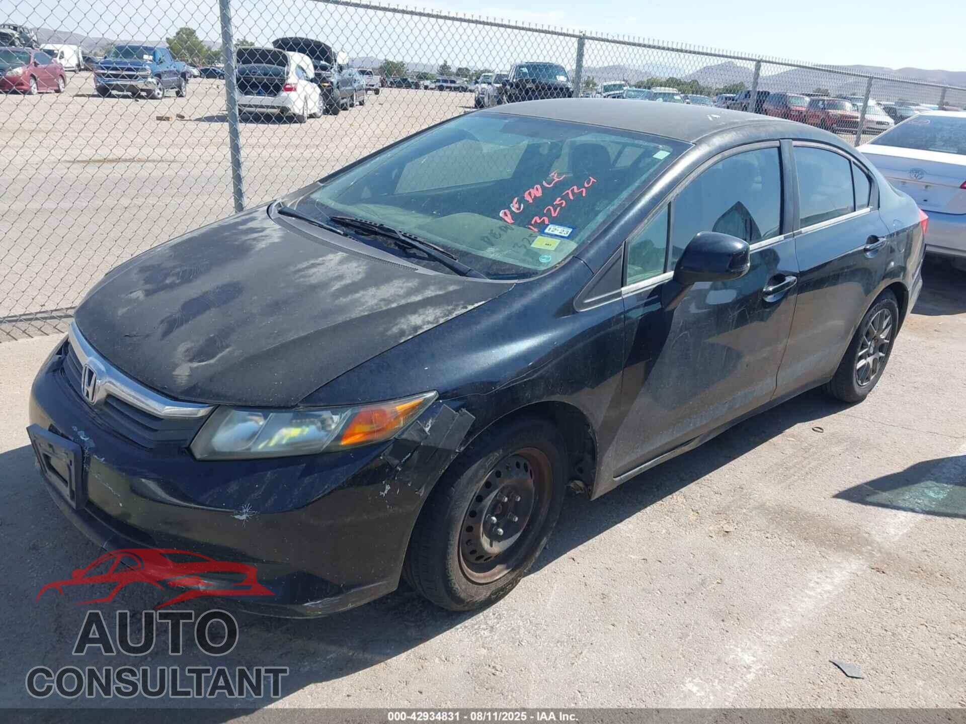 HONDA CIVIC 2012 - 2HGFB2F59CH612475