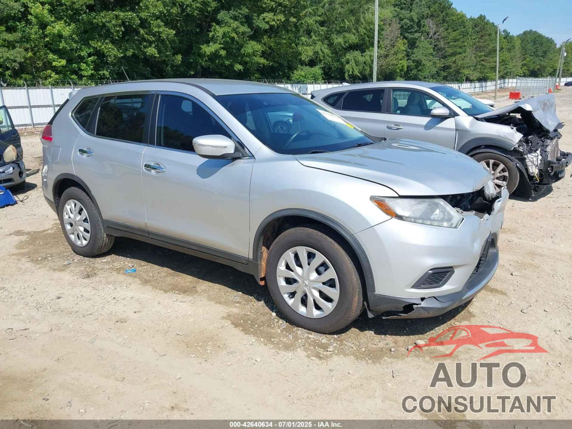 NISSAN ROGUE 2015 - KNMAT2MT7FP565454