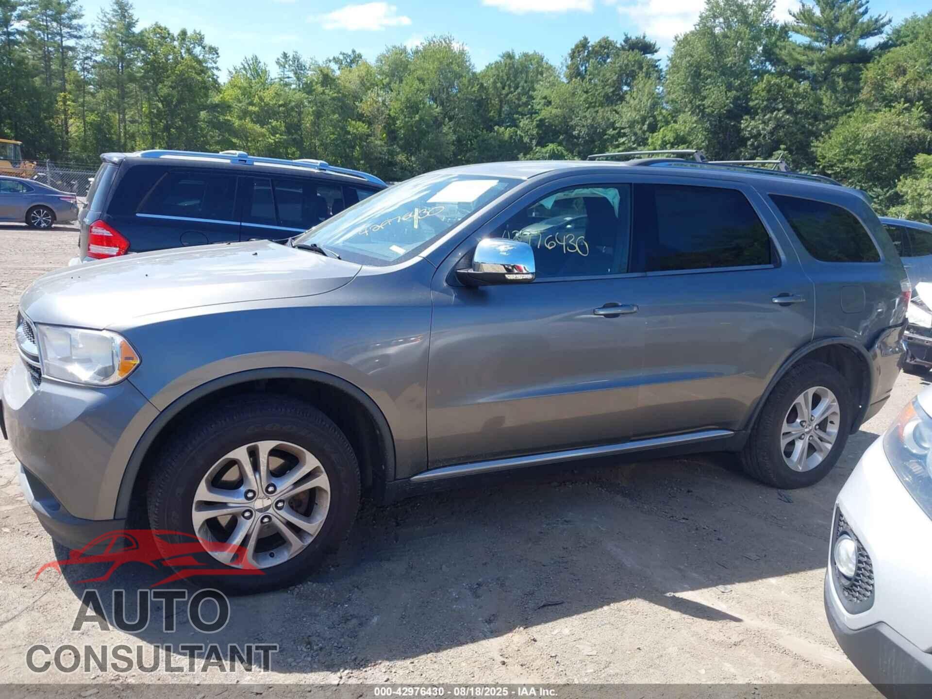 DODGE DURANGO 2012 - 1C4RDJAG0CC112734